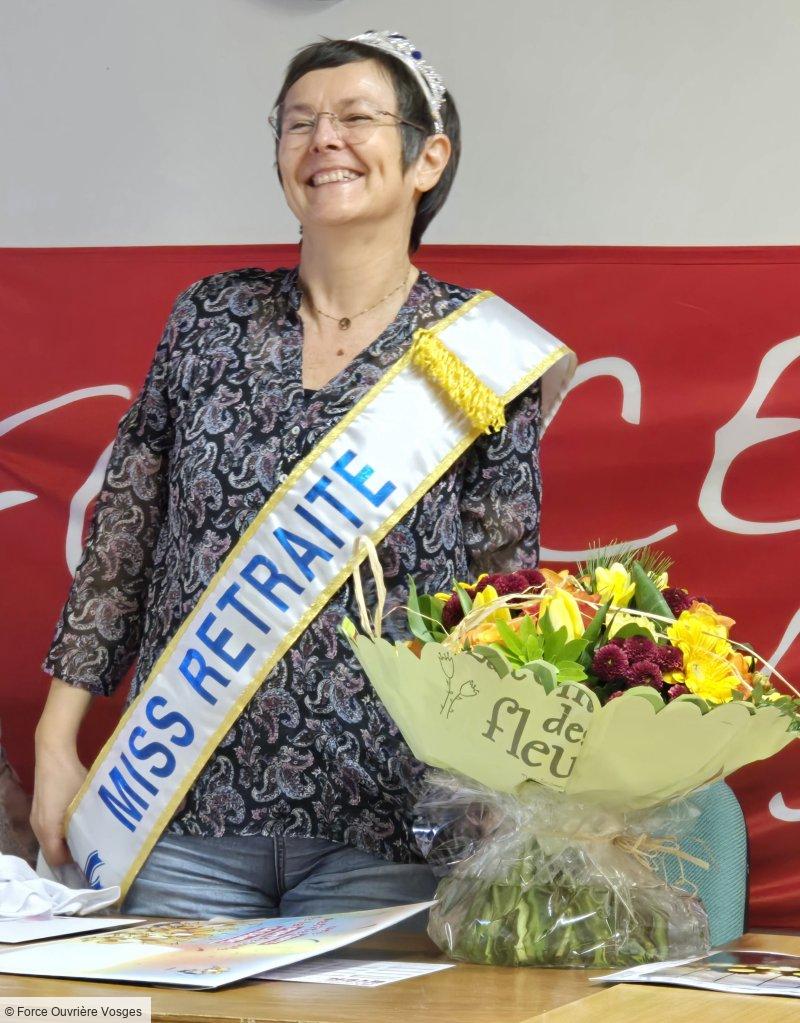 Christelle, secrétaire UD 88