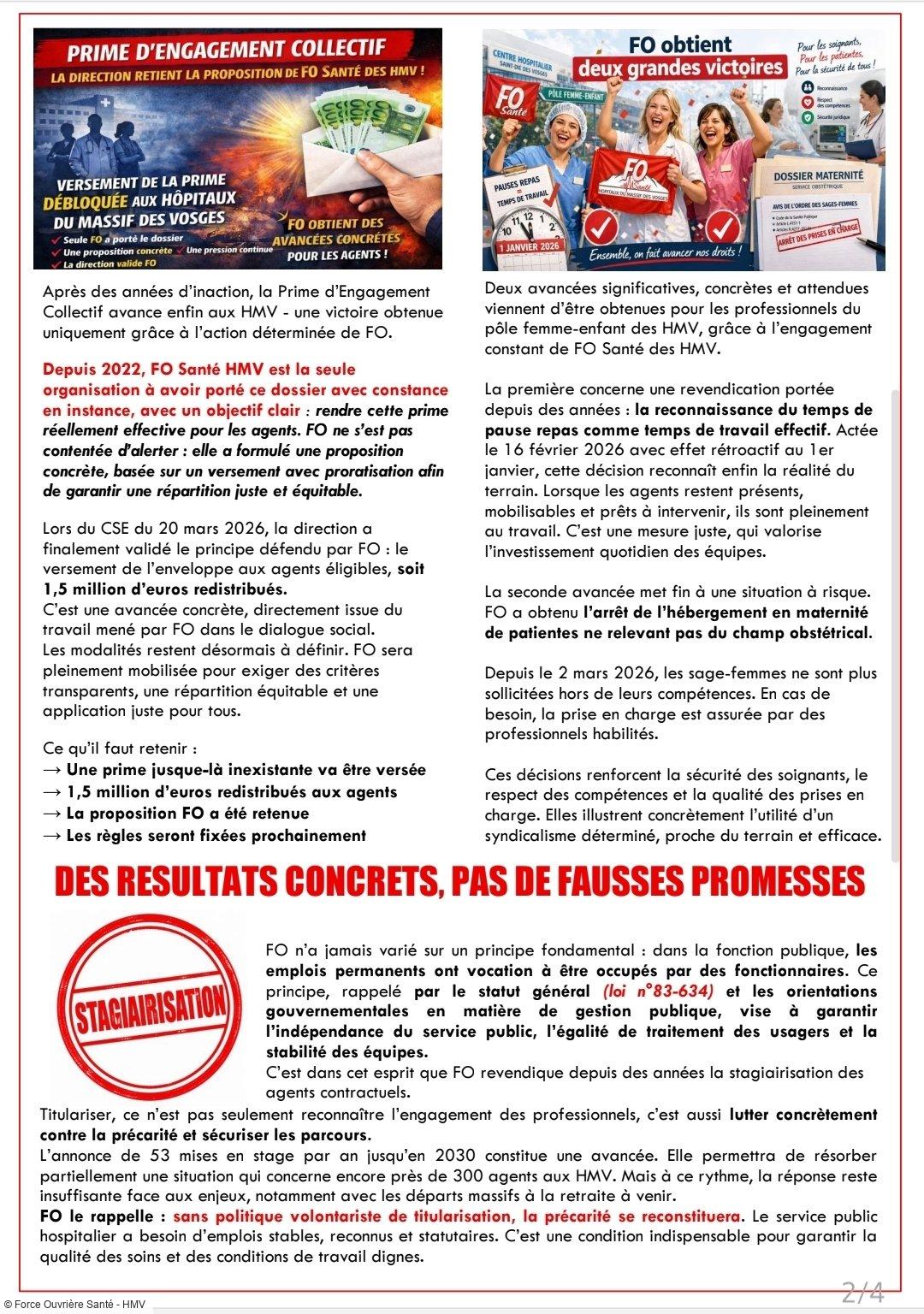 Lettre d'inFO - avril 2026 - Page 2