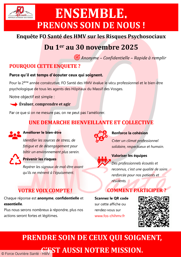 Rappel enquête RPS - novembre 2025