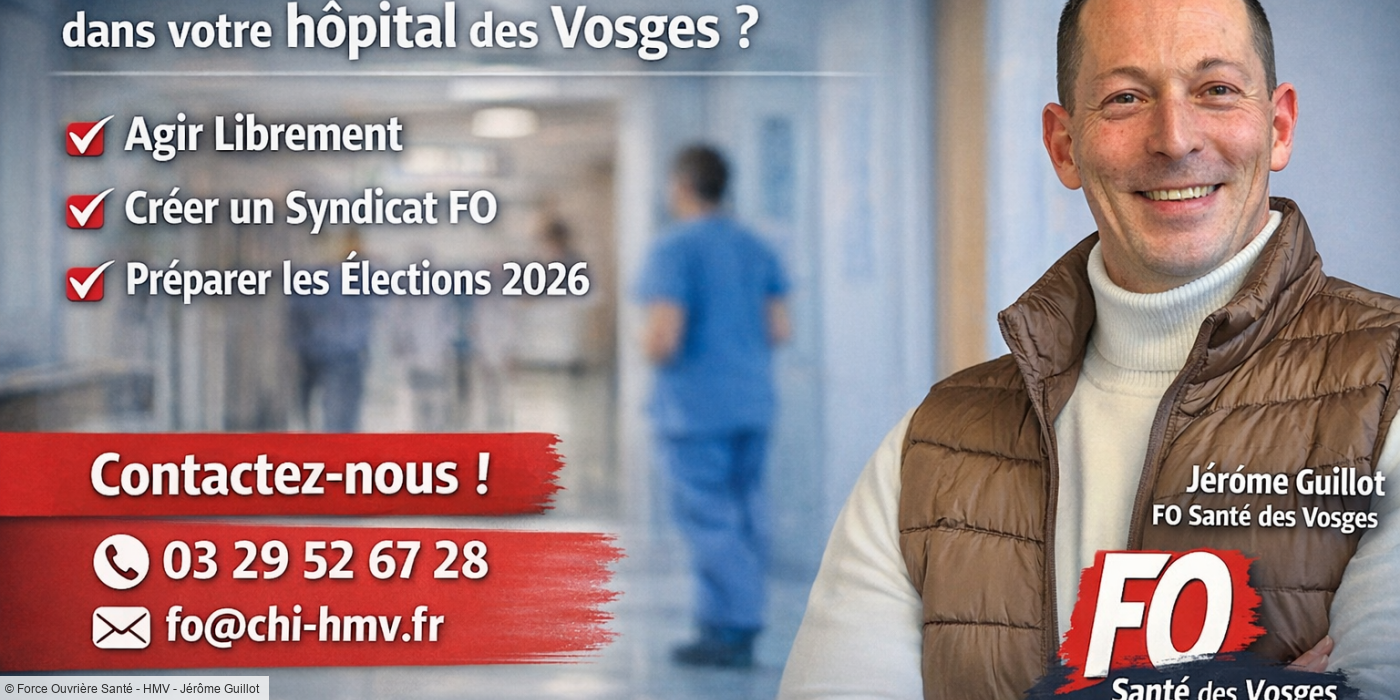Vous sentez-vous vraiment bien représenté syndicalement dans votre hôpital des Vosges ?