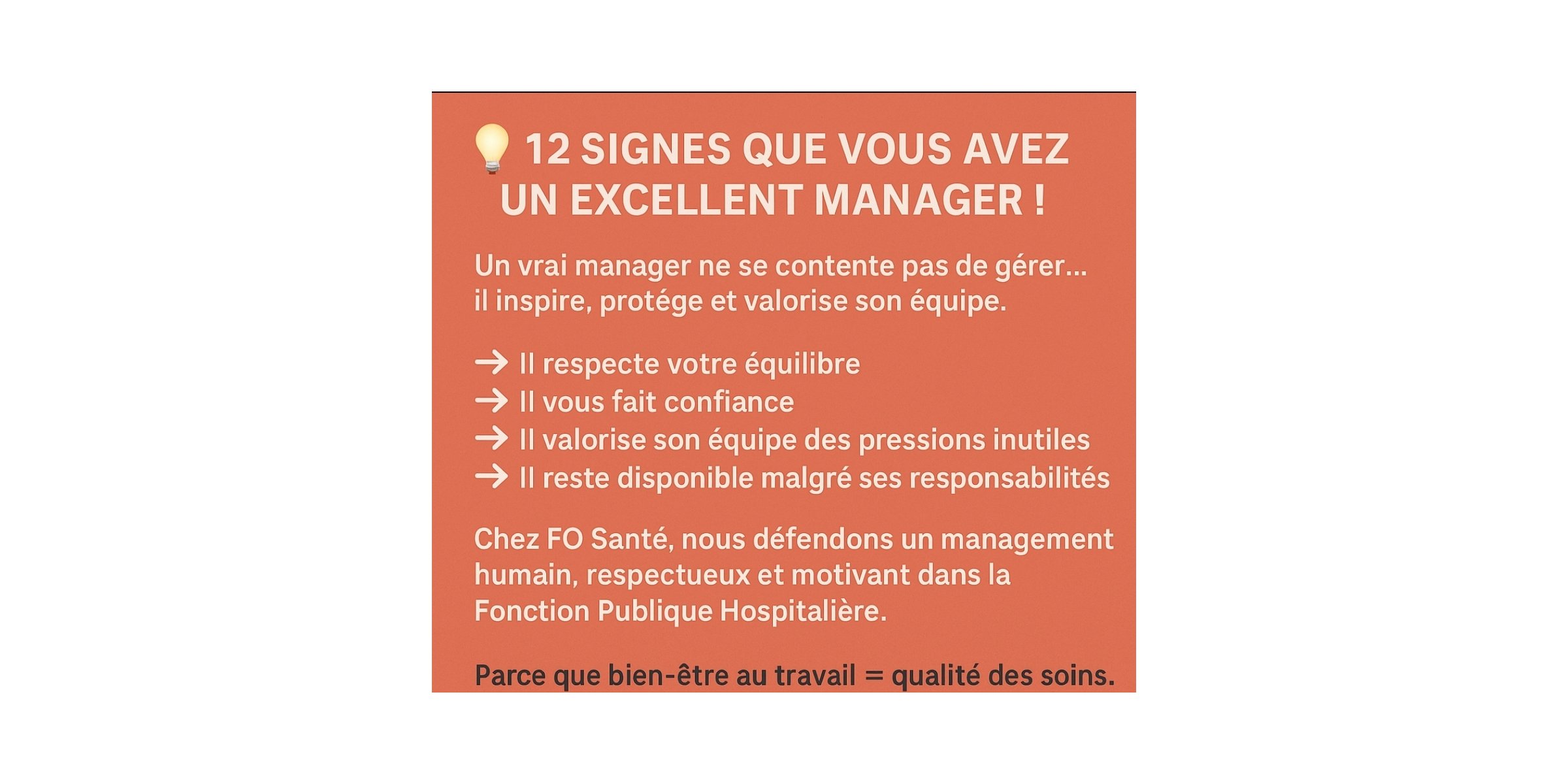 12 signes que vous avez un excellent manager