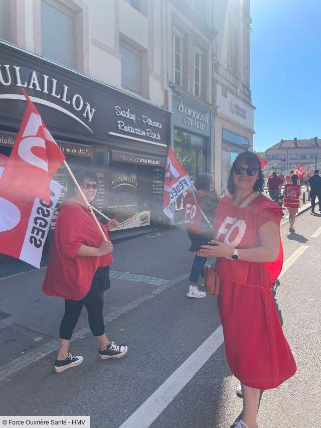1er mai 2025 : FO Santé HMV fidèle au rendez-vous de la lutte sociale !