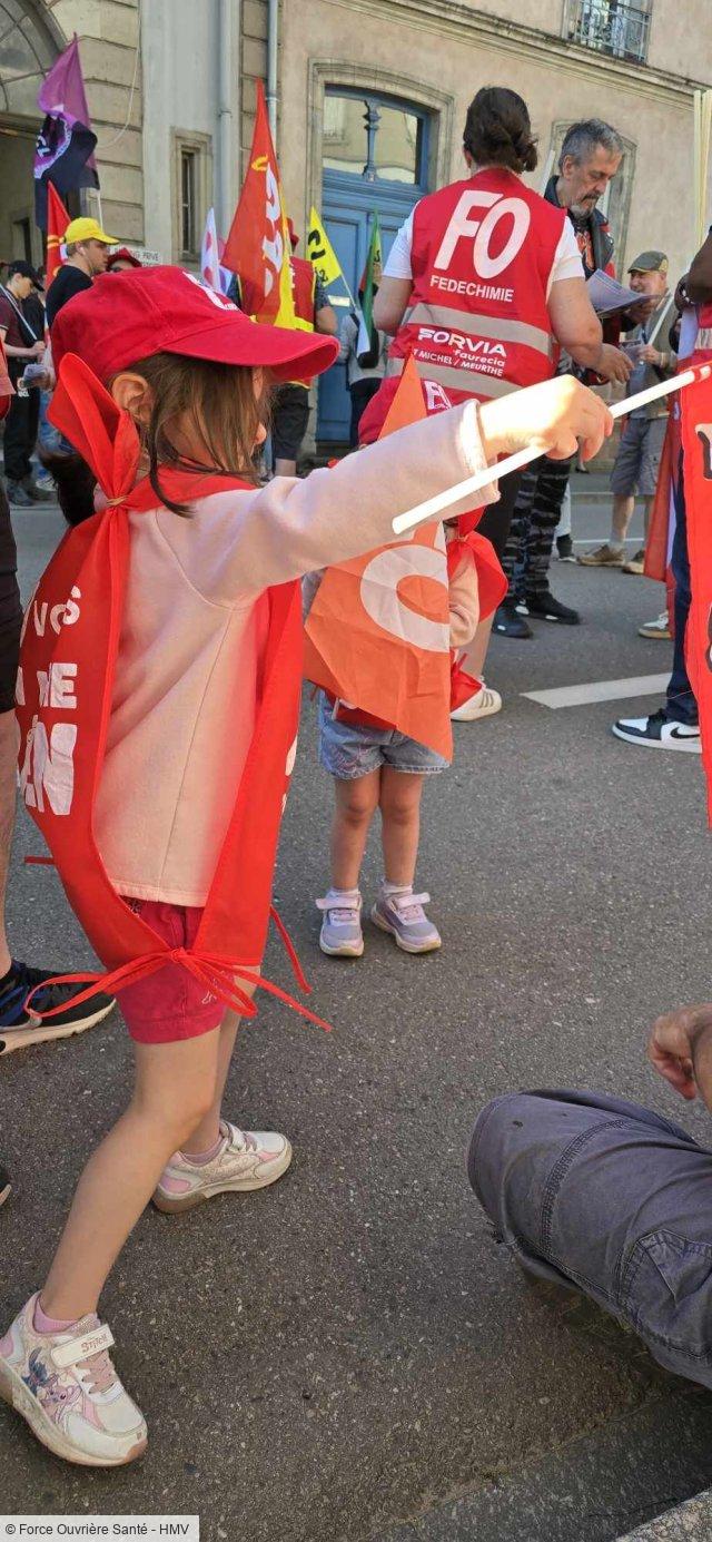 1er mai 2025 : FO Santé HMV fidèle au rendez-vous de la lutte sociale !