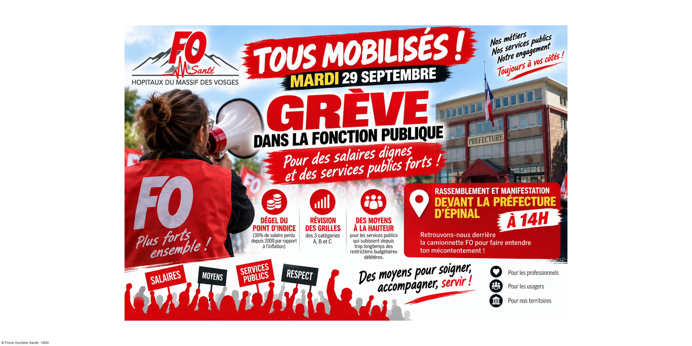29 SEPTEMBRE : TOUS MOBILISÉS POUR NOS SALAIRES ET NOS SERVICES PUBLICS !