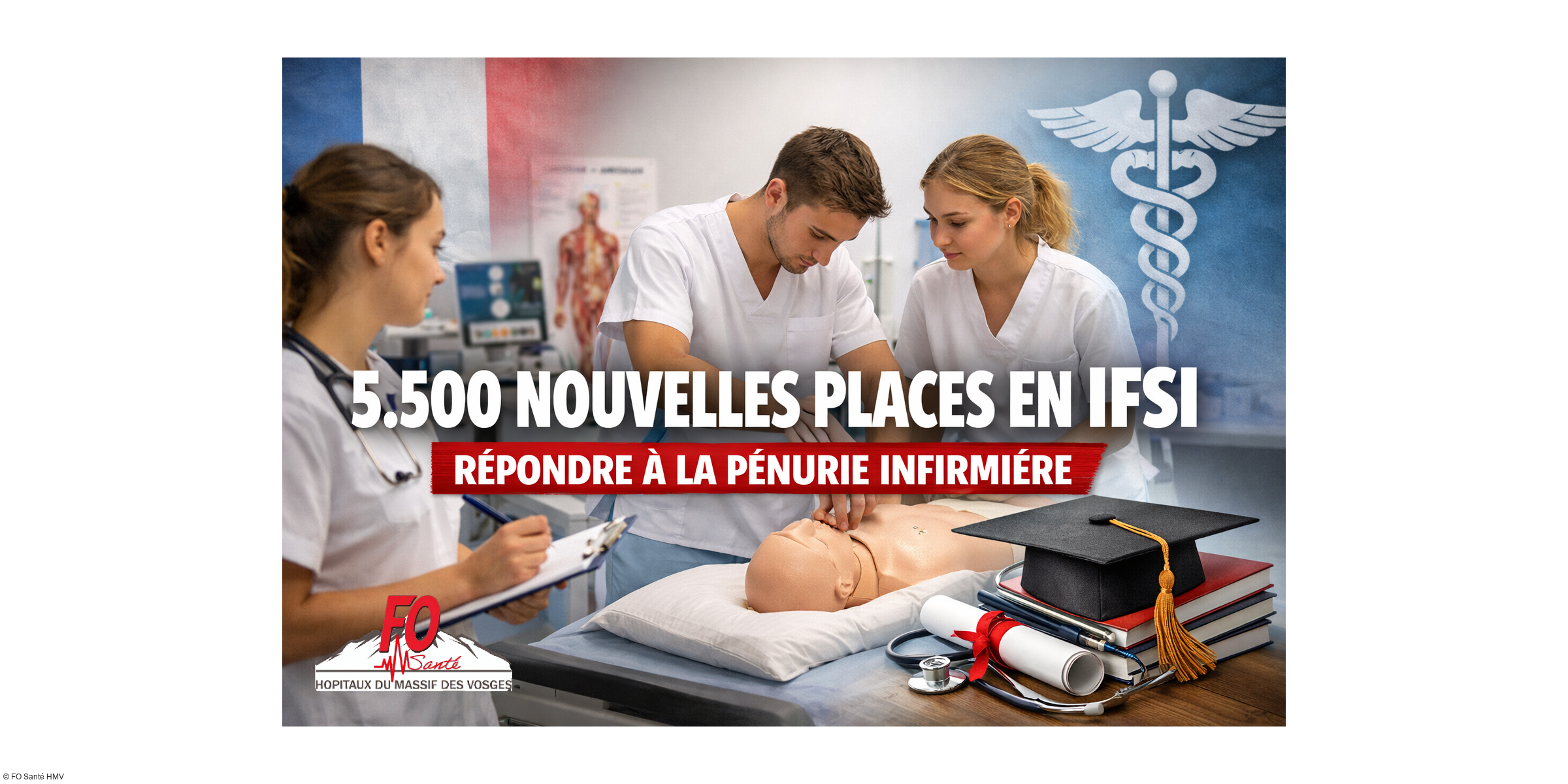 5.500 nouvelles places en IFSI : une réponse attendue face à la pénurie infirmière