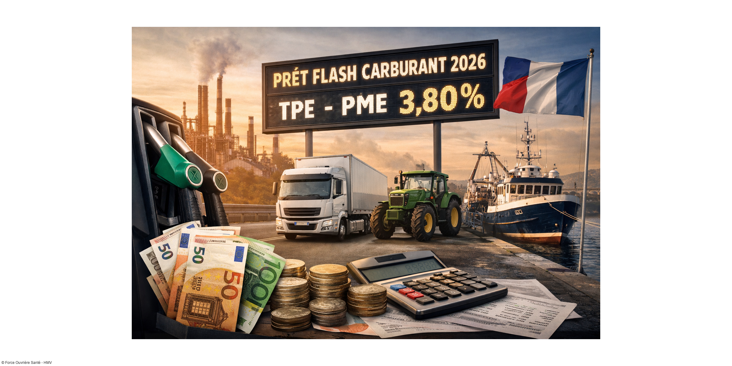 Flambée des carburants : un « prêt flash » pour soutenir les entreprises les plus exposées