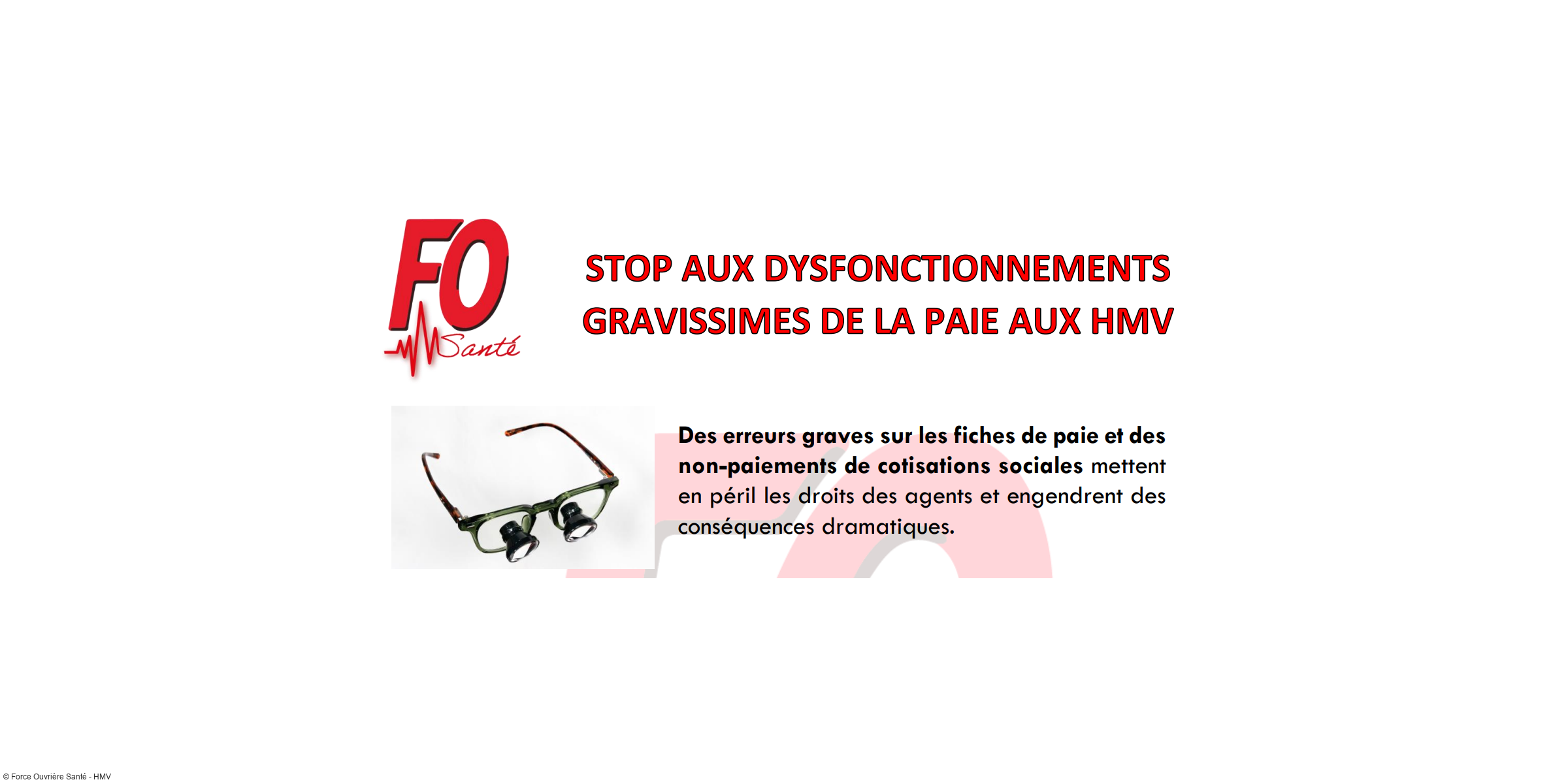 ALERTE PAIES: Erreurs graves sur les fiches de paie des Hôpitaux du Massif des Vosges