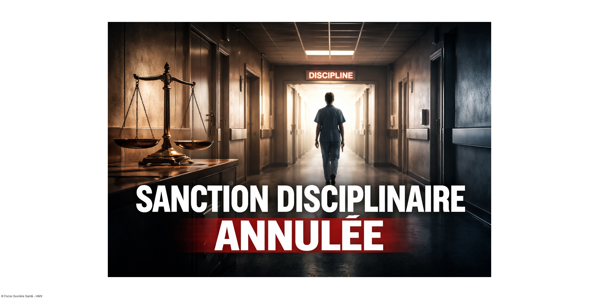 Sanction disciplinaire annulée : la justice rappelle les règles dans la fonction publique hospitalière