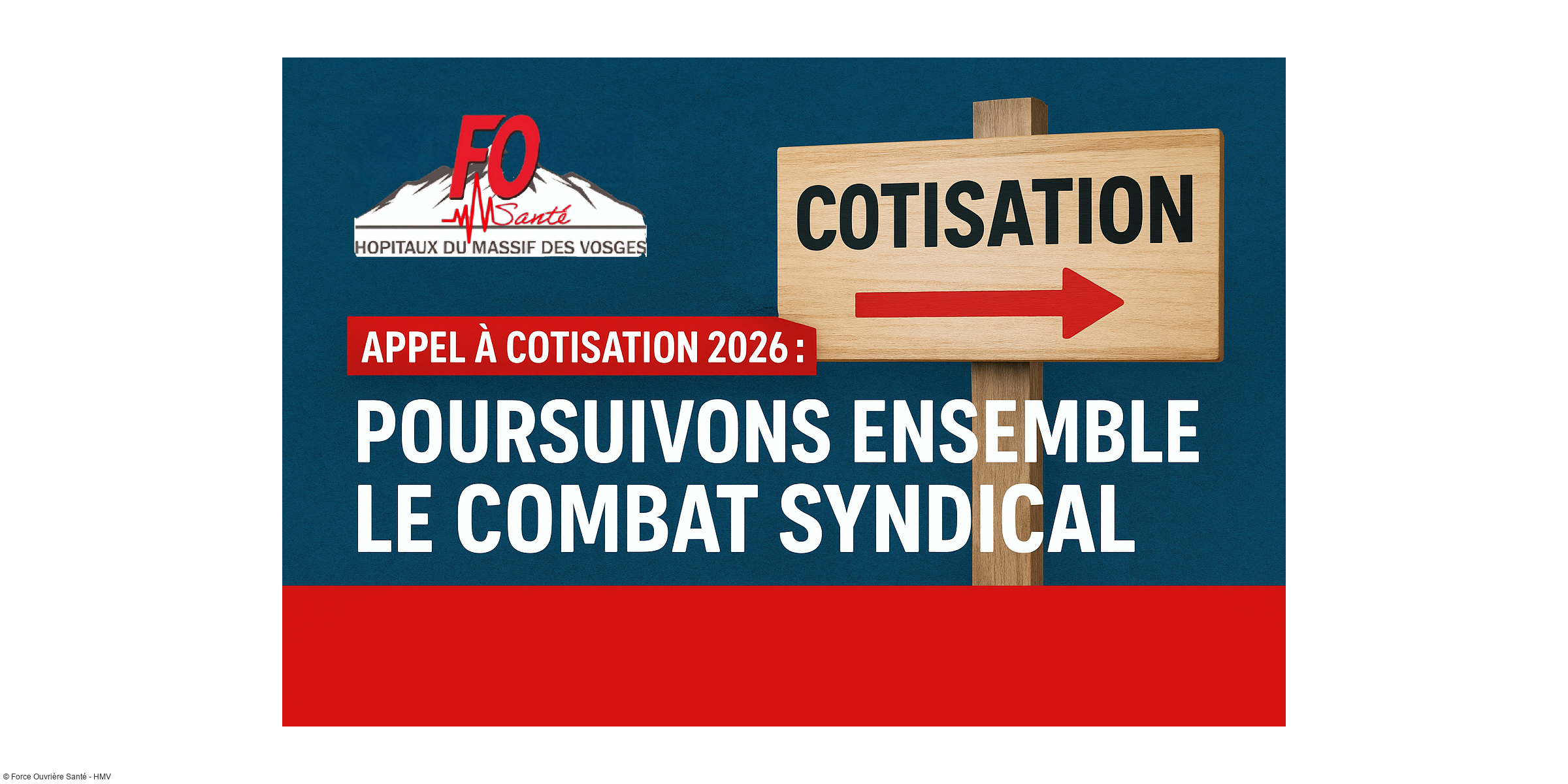 Appel à cotisation 2026 – Ensemble, renforçons la défense des professionnels de santé aux HMV