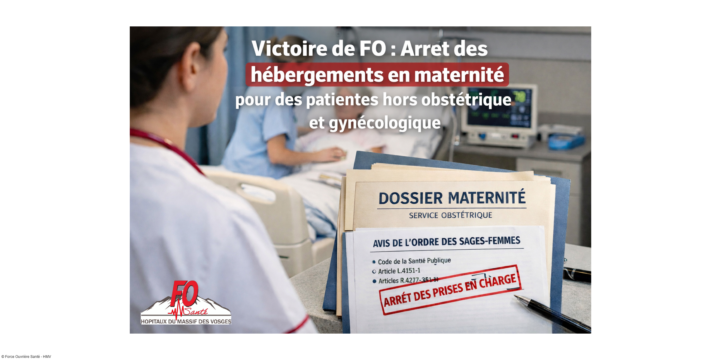 Hébergements en maternité : FO obtient la fin des prises en charge hors compétences des sages-femmes