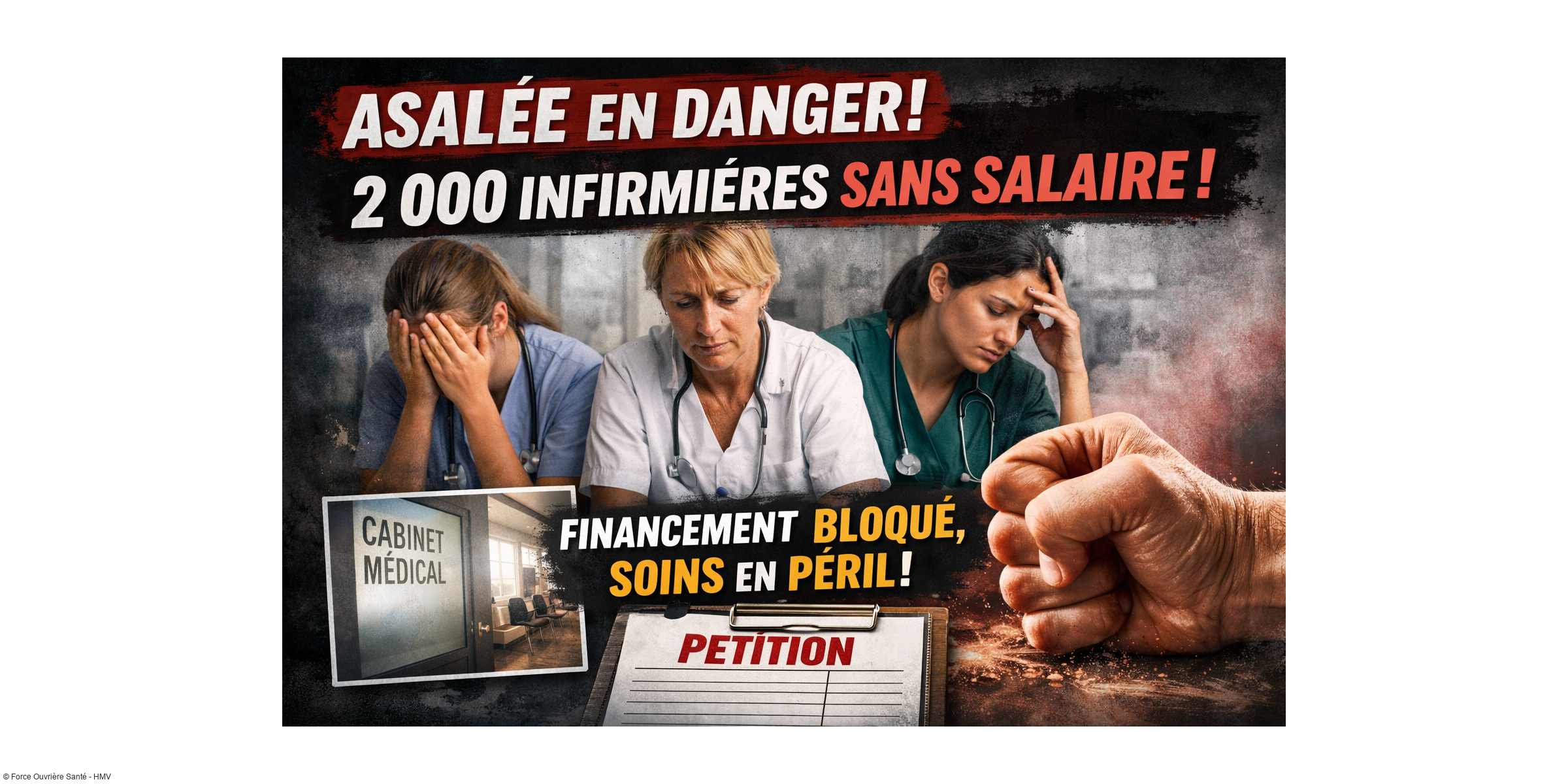 ASALÉE en danger : 2 000 infirmières sans salaire, un scandale sanitaire en marche