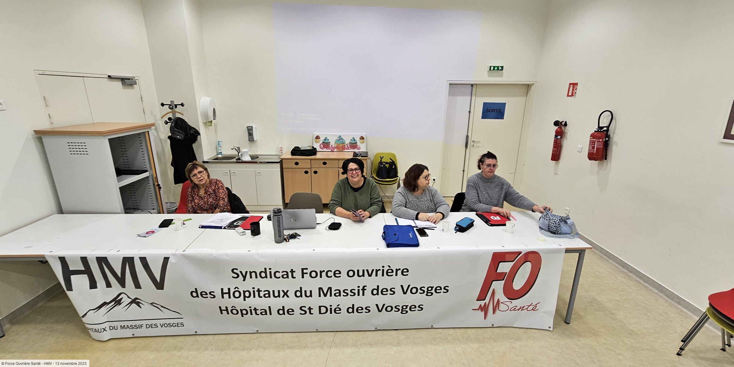 Assemblée Générale 2023 - FO Santé des HMV 2023