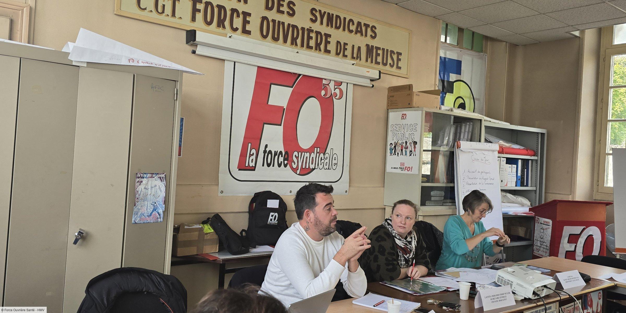 Assemblée générale de FO Santé Bar-le-Duc et Fains-Véel