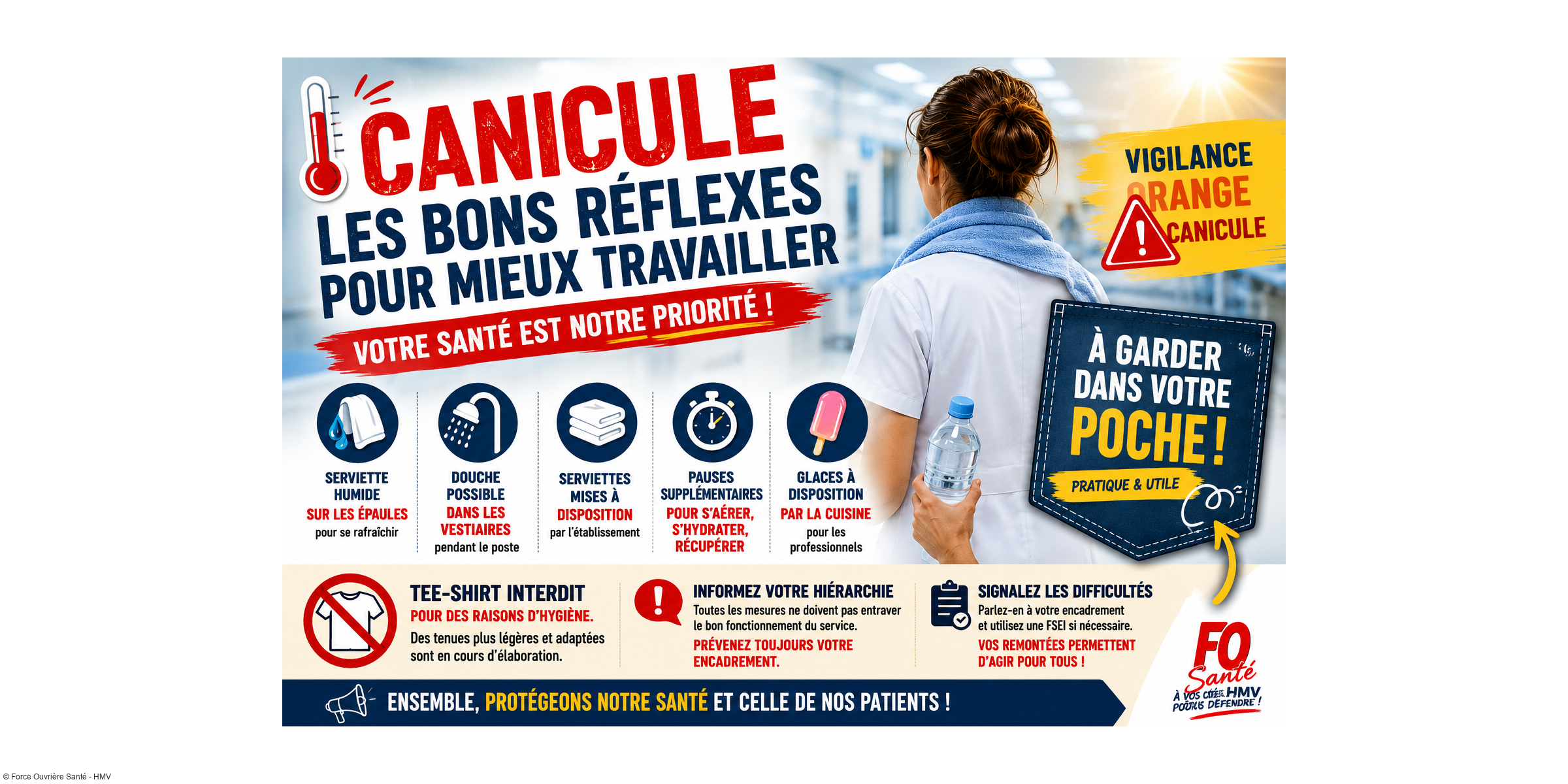 CANICULE AUX HMV: les mesures à connaître pour mieux travailler