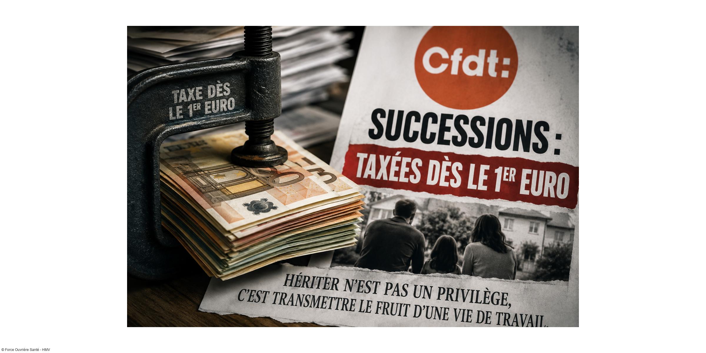 Héritage taxé dès le premier euro : la CFDT assume, les travailleurs jugeront