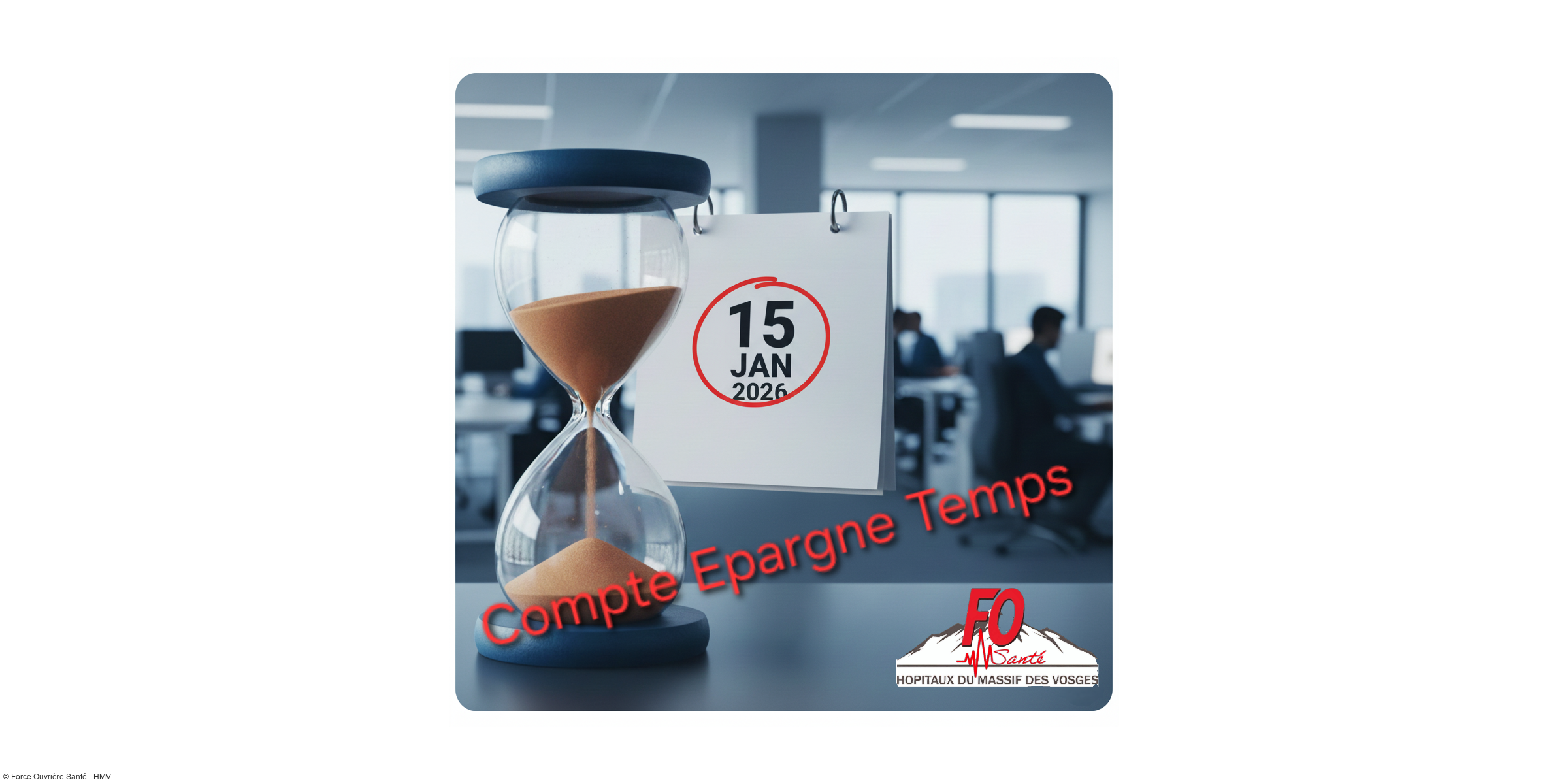 Compte Épargne Temps (CET) : plus que quelques jours pour épargner !