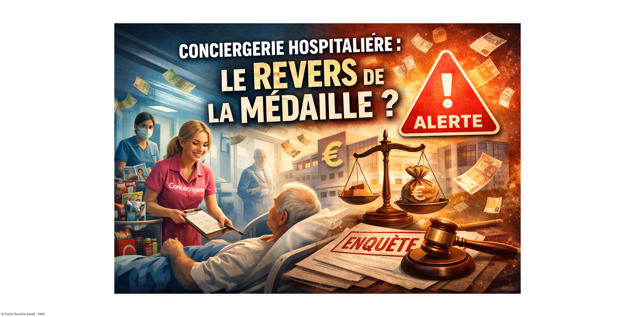 REPORTAGE - Conciergerie à l'hôpital : service gratuit… ou facture cachée ? Ce que la direction ne dit pas