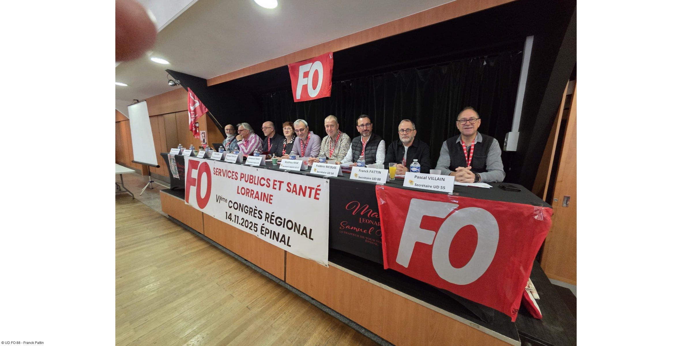 Congrès Régional FO SPSS : une journée syndicale au cœur de la cité des images dans les Vosges