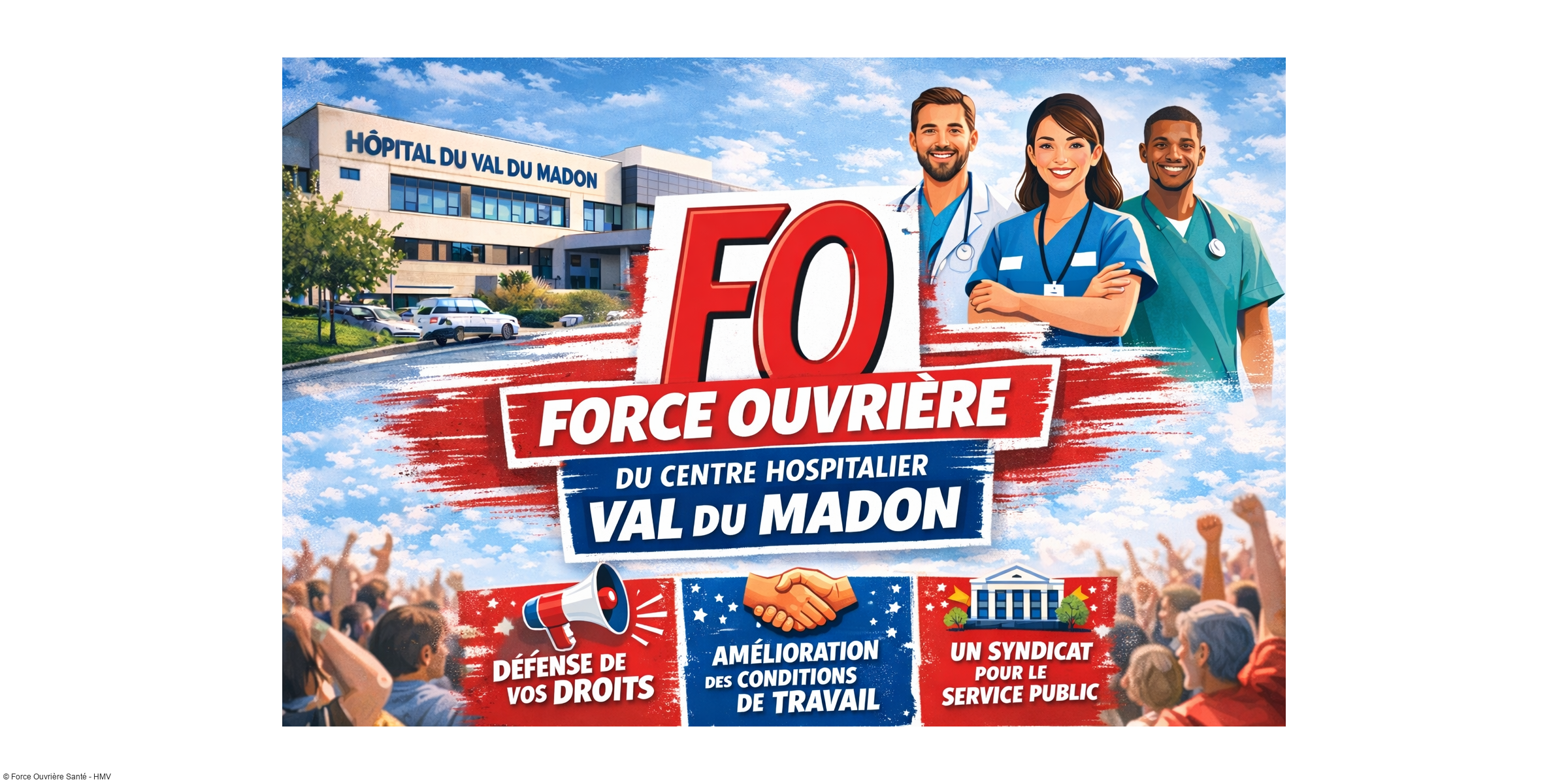 Force Ouvrière Santé s'implante à l'Hôpital du Val du Madon : un nouveau syndicat au service des agents