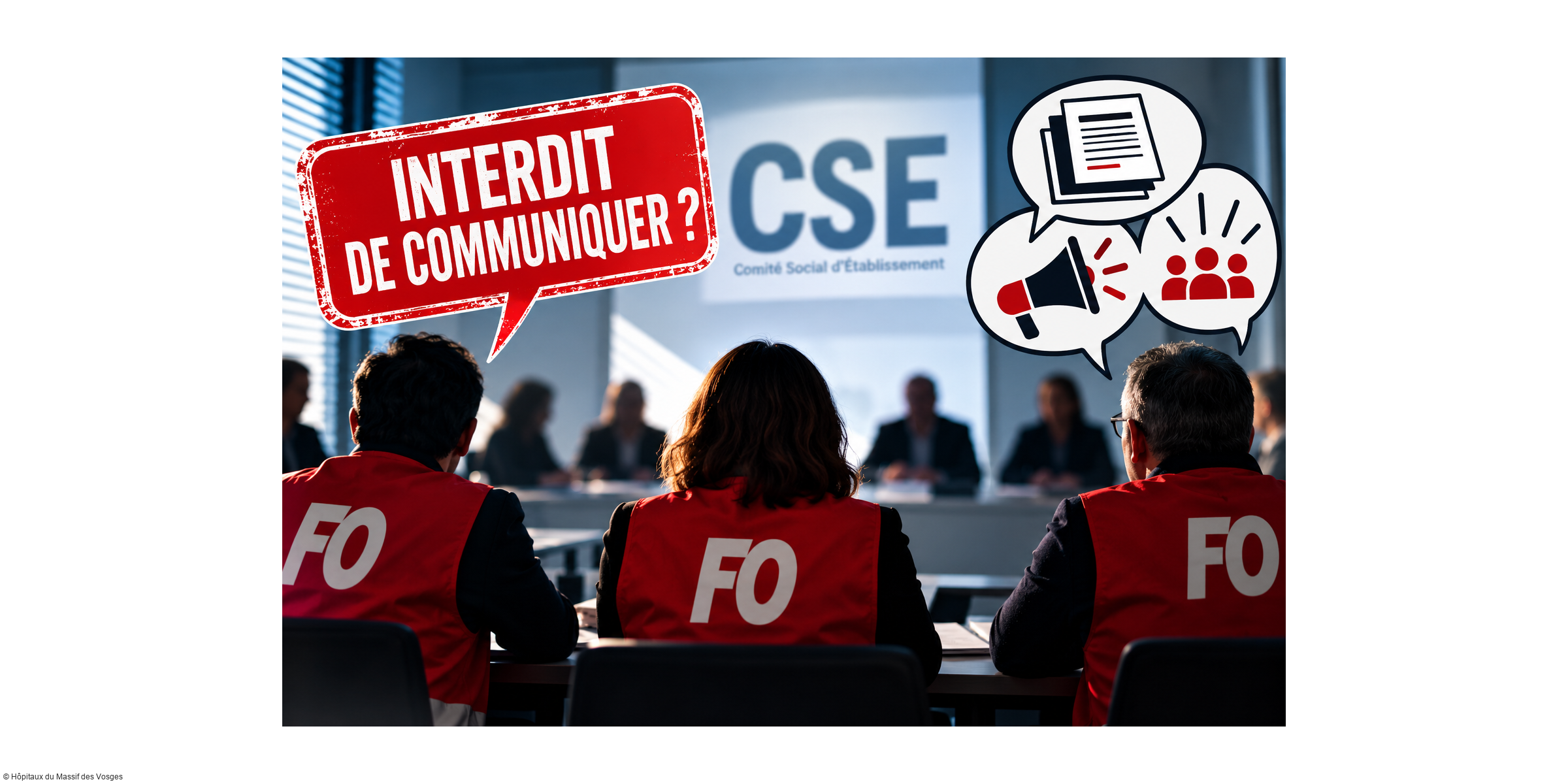 CSE : une séance non publique ne signifie pas que FO doit se taire