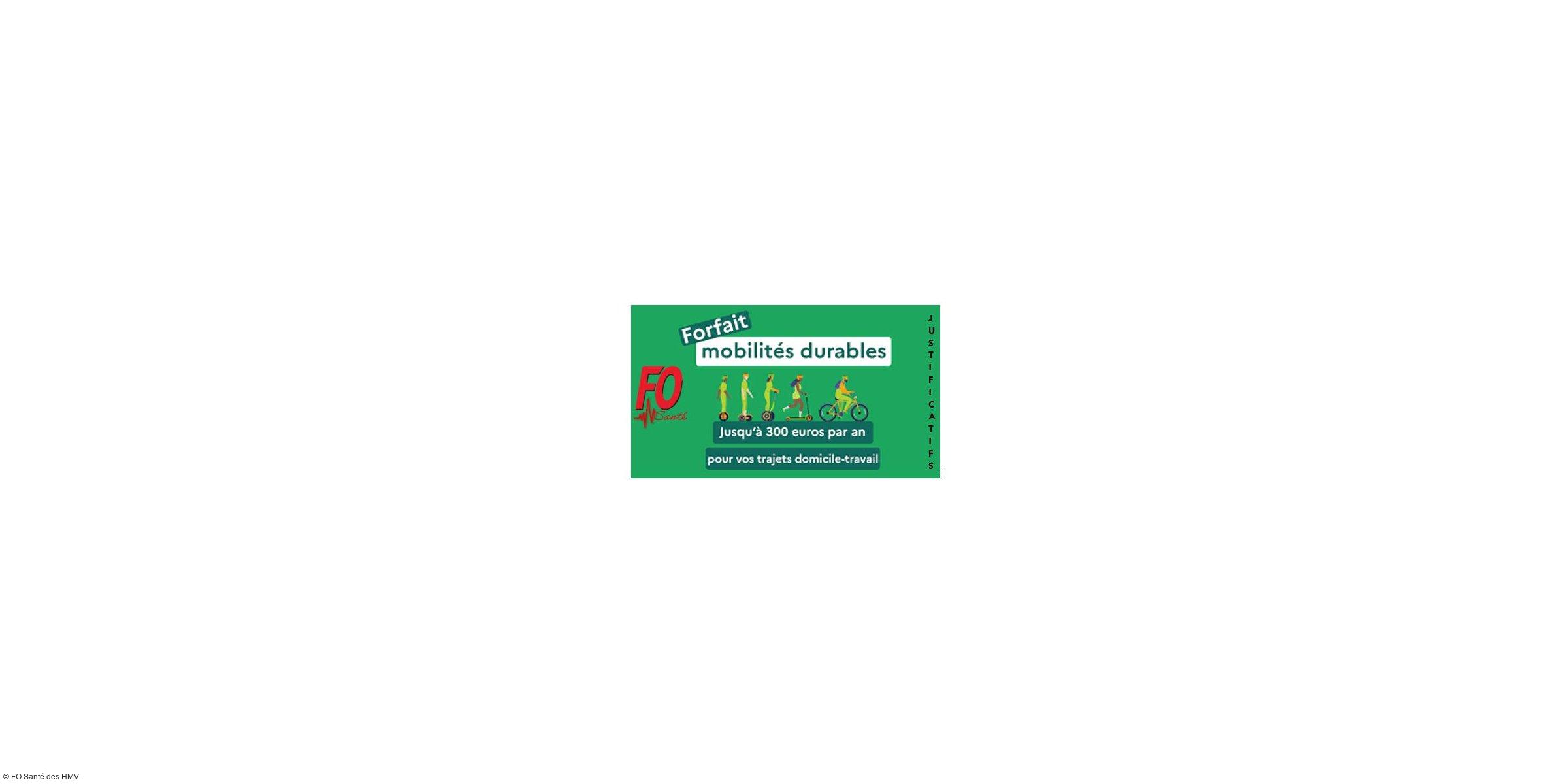 Demande de justificatifs pour le Forfait Mobilités Durables par la direction des HMV
