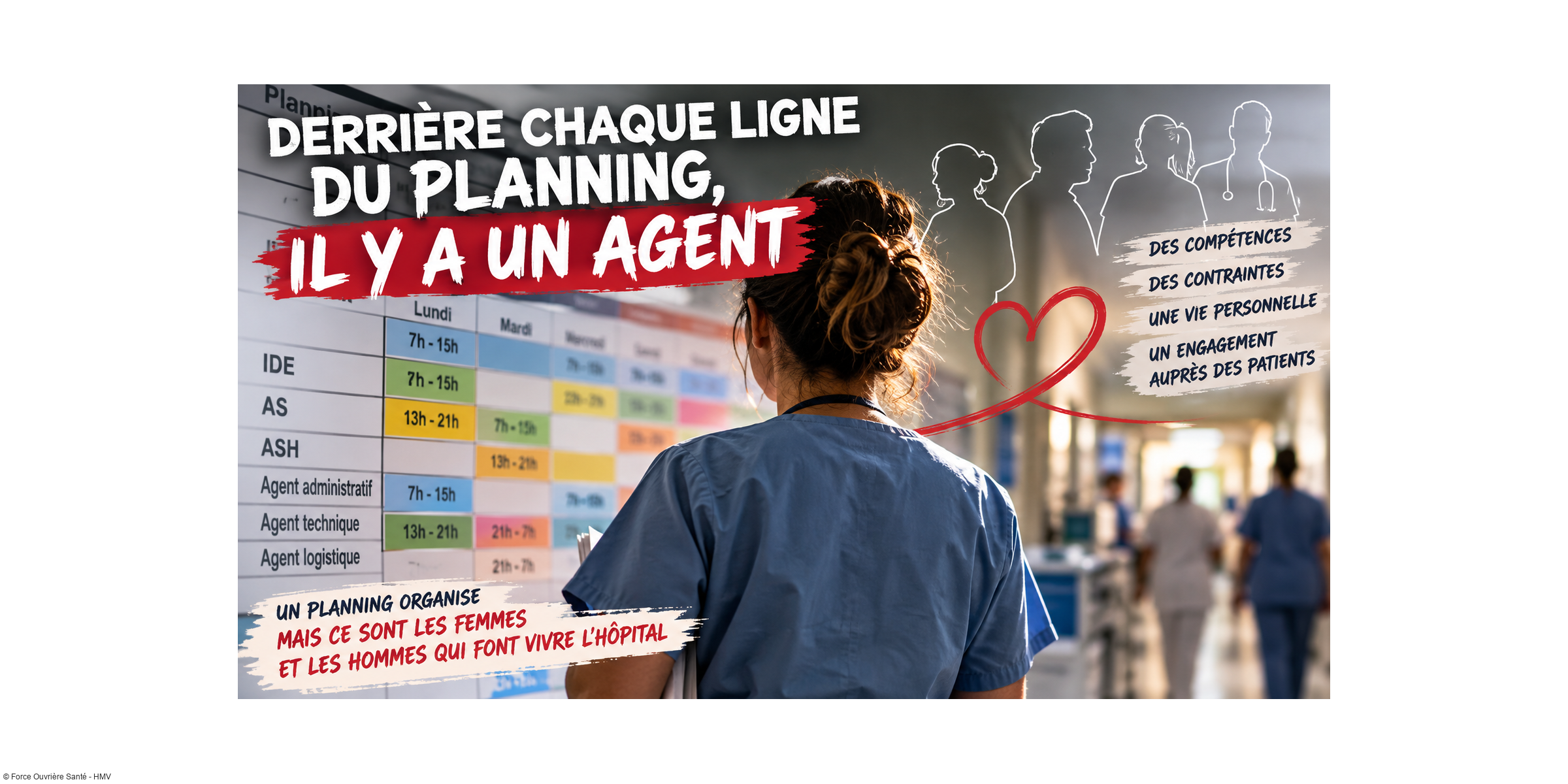 Derrière chaque ligne du planning, il y a un agent