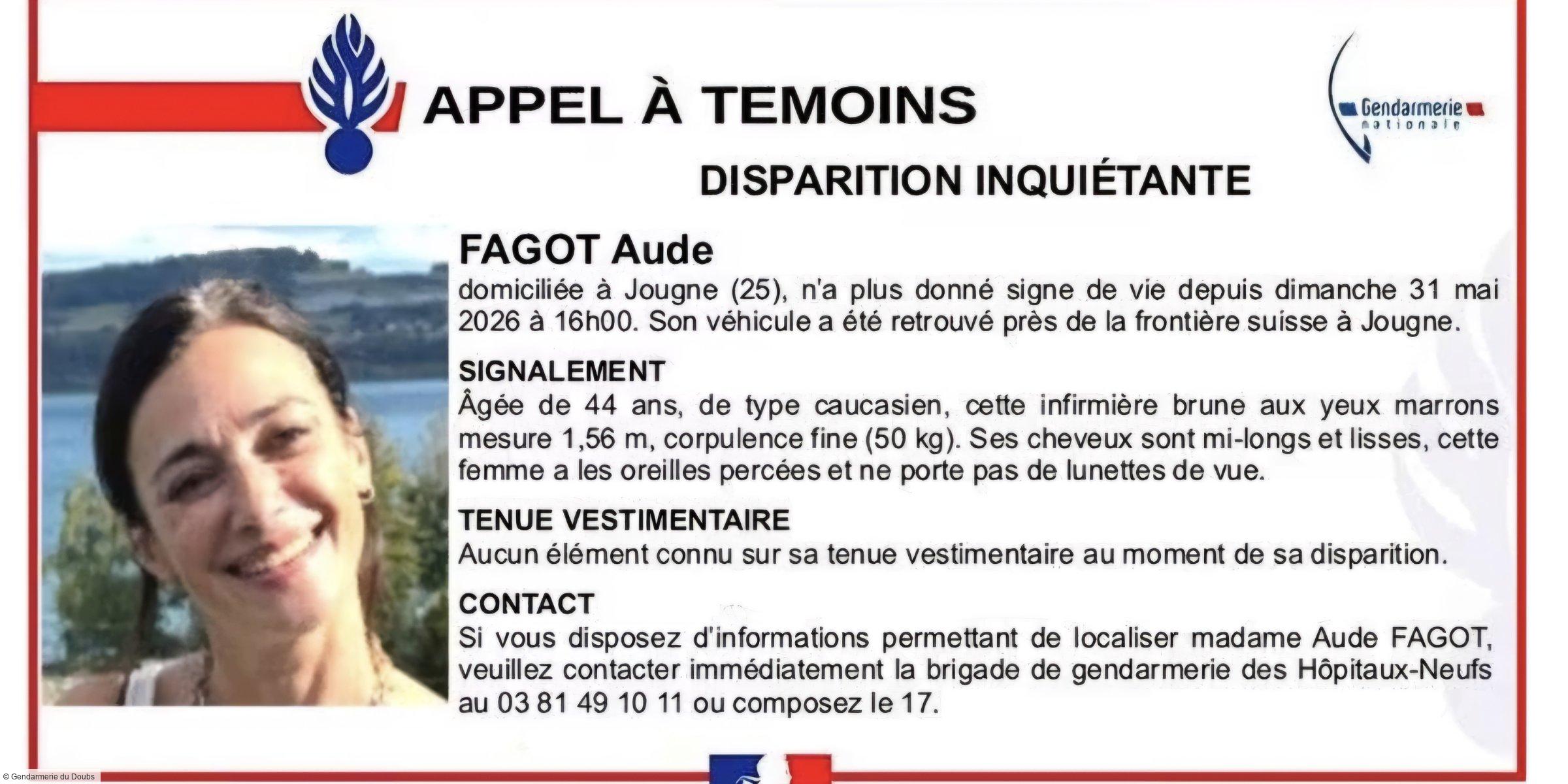 Disparition inquiétante d'une infirmière dans le Doubs : la solidarité se mobilise
