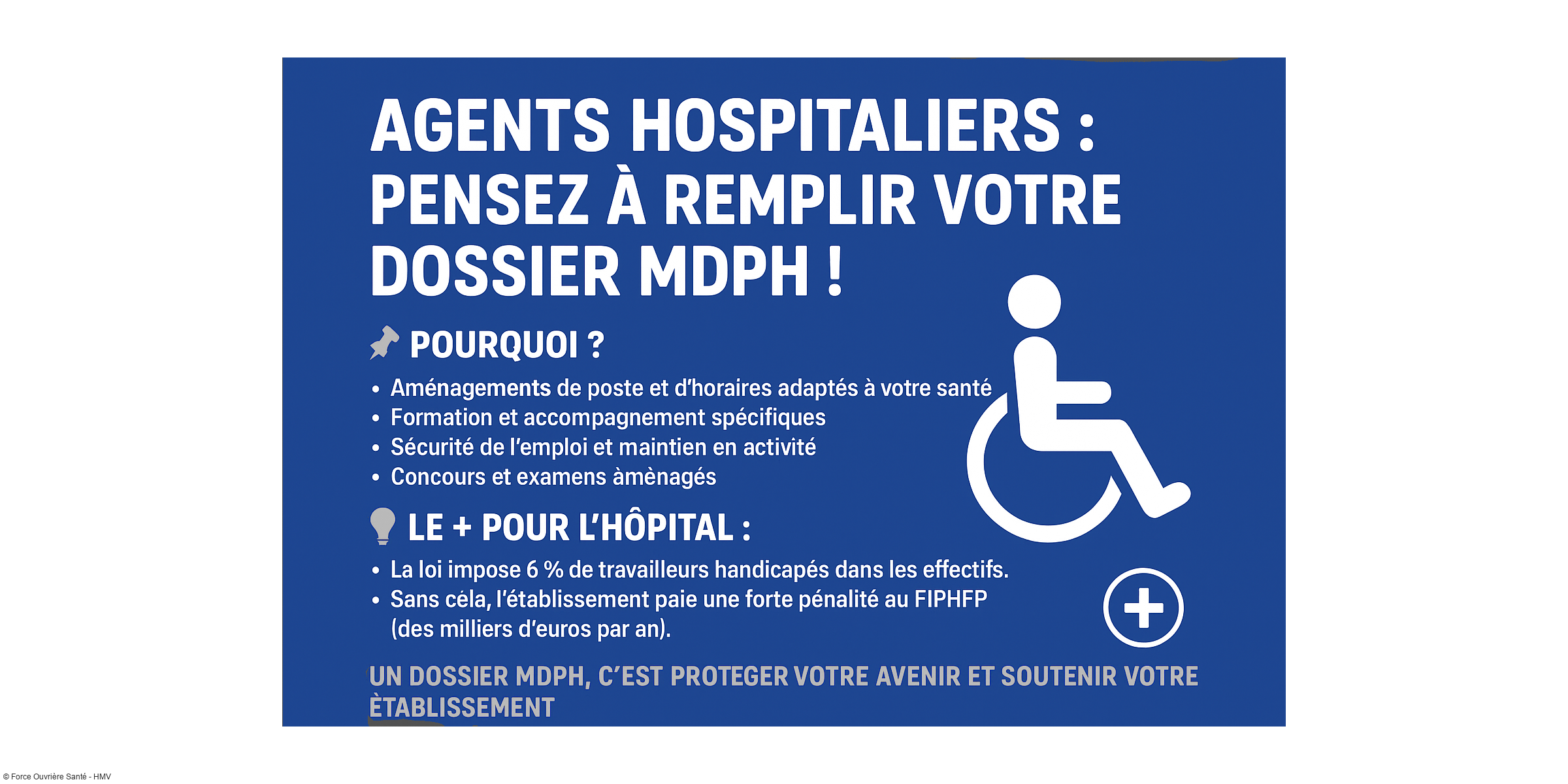 Pourquoi remplir son dossier MDPH quand on est agent hospitalier ?