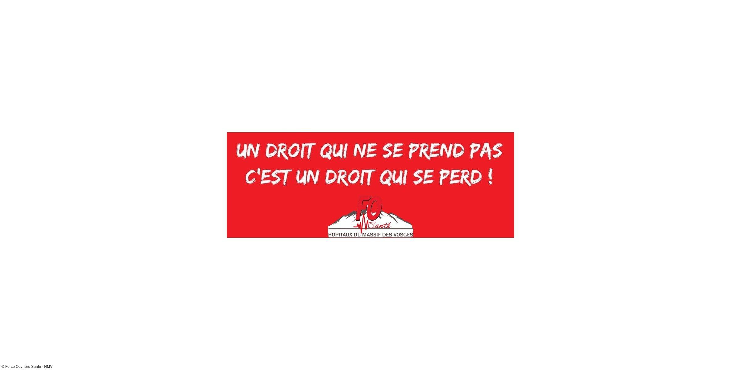 Un droit qui ne se prend pas est un droit qui se perd