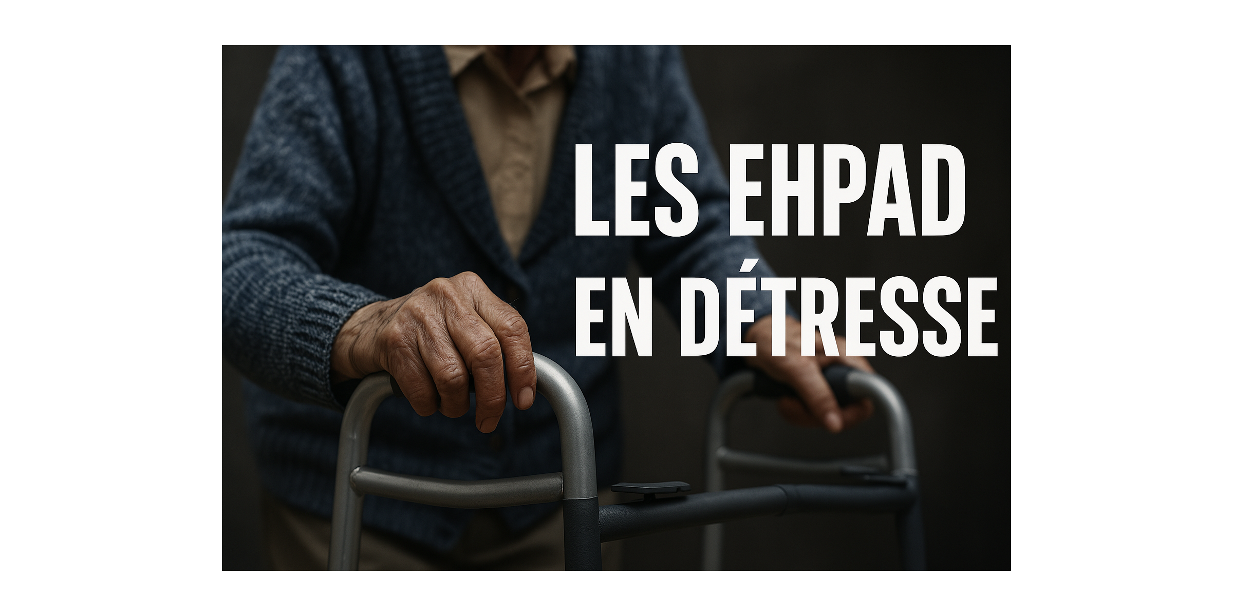 EHPAD en détresse : qui prendra soin de nos aînés demain ?