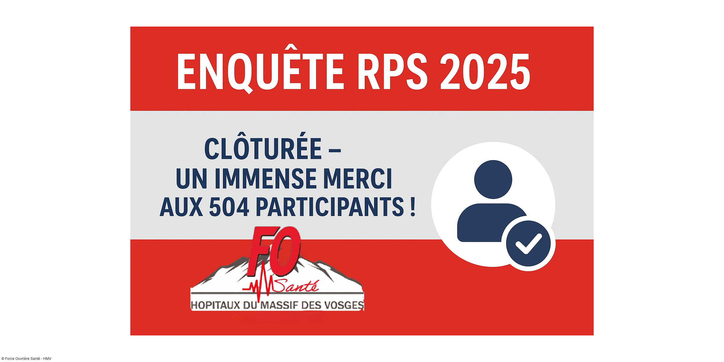 Enquête RPS 2025 : Clôturée – Un immense merci aux 504 participants !
