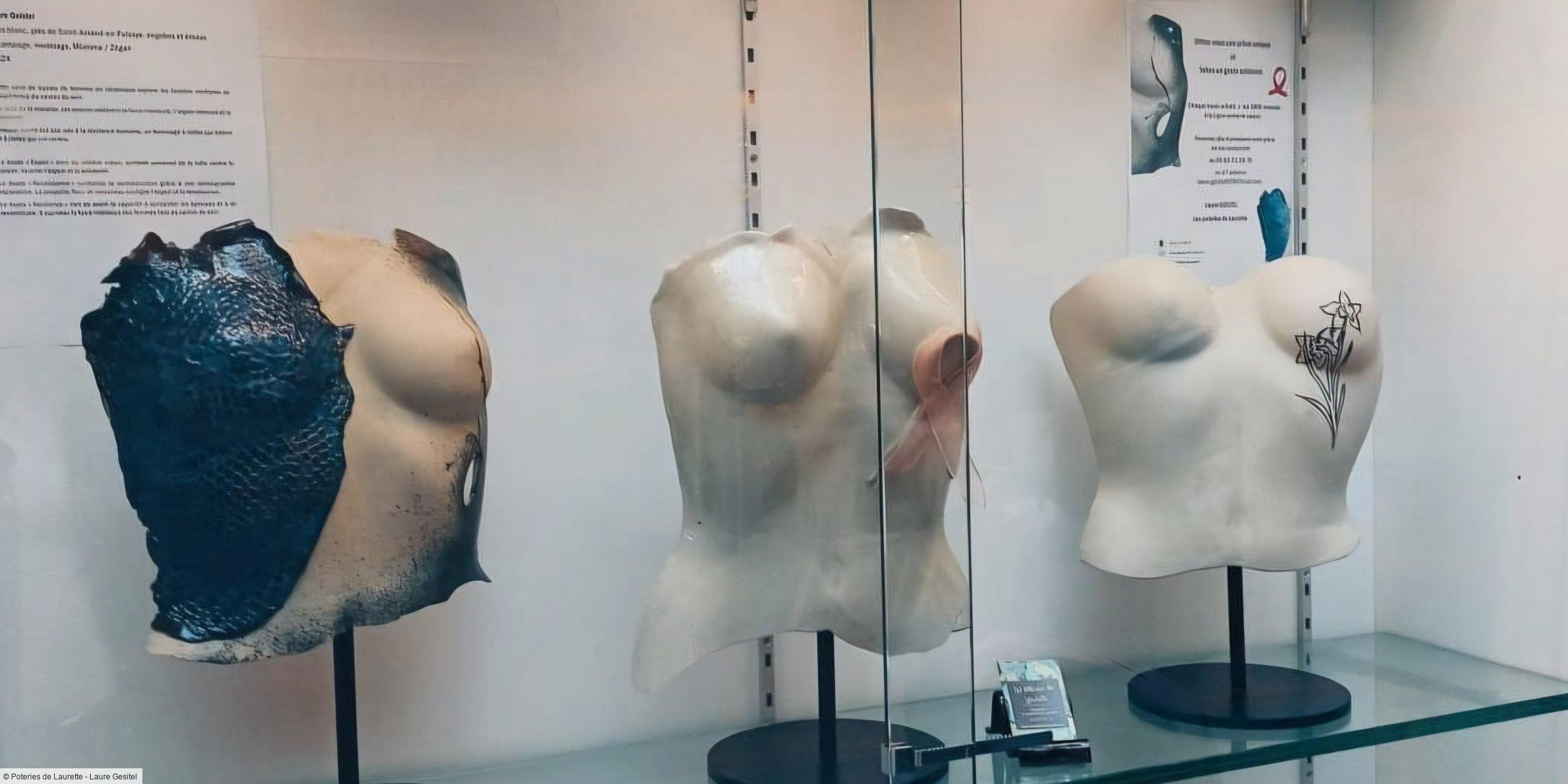 Exposition des poteries de Laurette : Des bustes portant espoir au Centre Hospitalier de Saint-Dié-des-Vosges