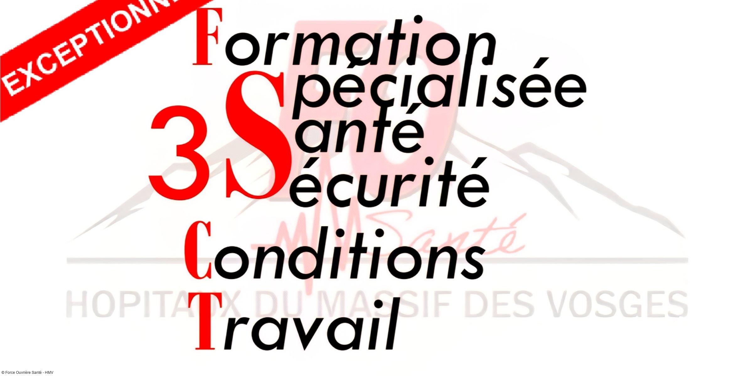 F3SCT extraordinaire : FO Santé des HMV informe les professionnels