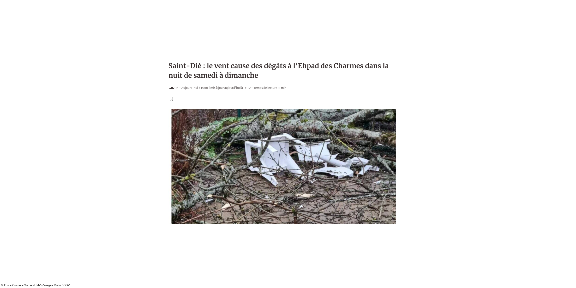 FO Santé des HMV : Leader en communication grâce à son site internet