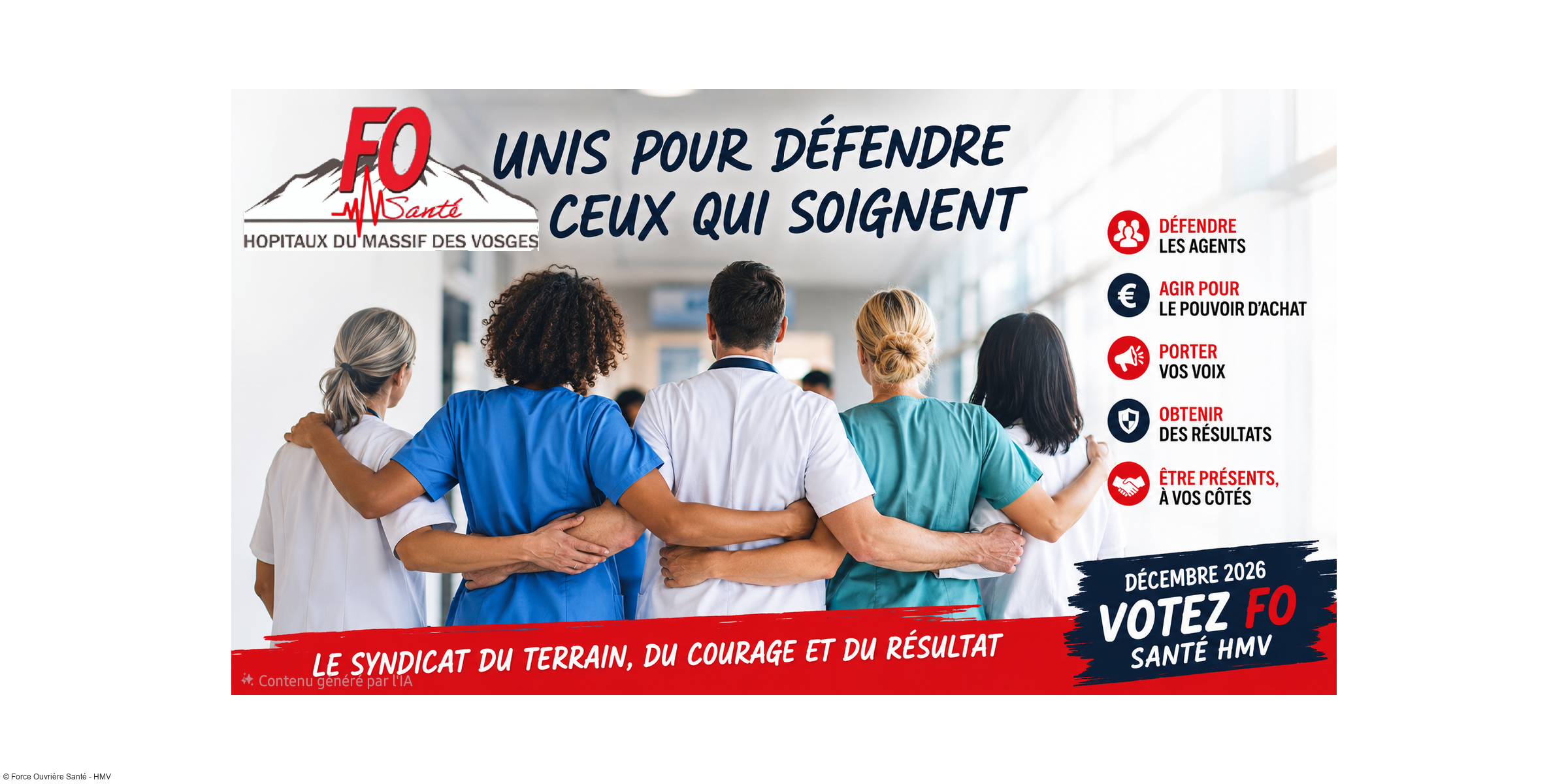 FO Santé HMV : le syndicat du concret, de la défense des agents et du rapport de force