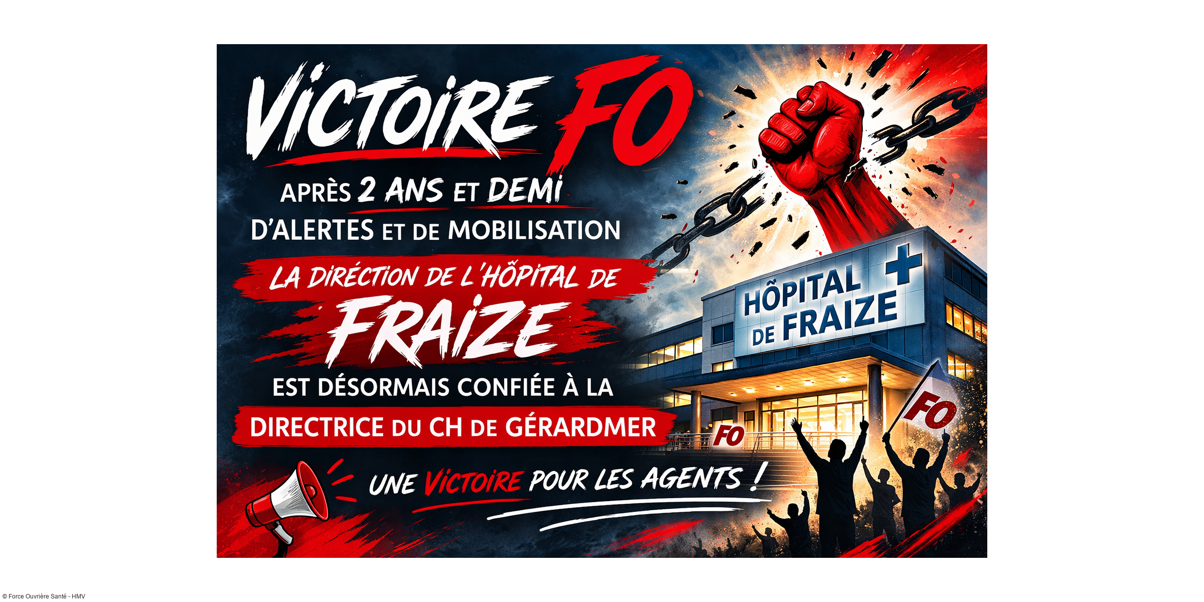 Fraize : après 2 ans et demi d'alertes, FO obtient enfin des décisions