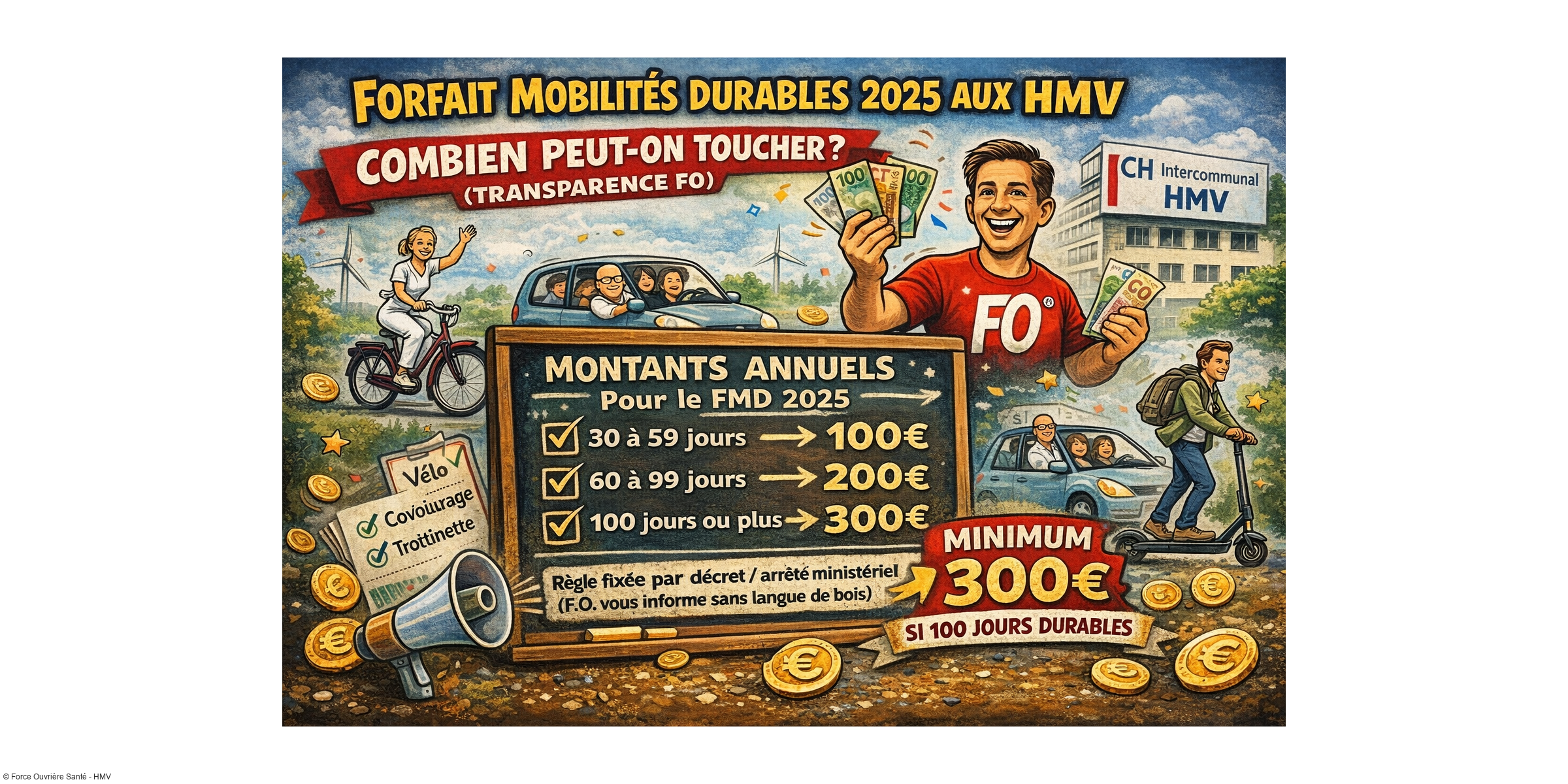 Forfait mobilités durables 2025 : combien peut-on toucher ?