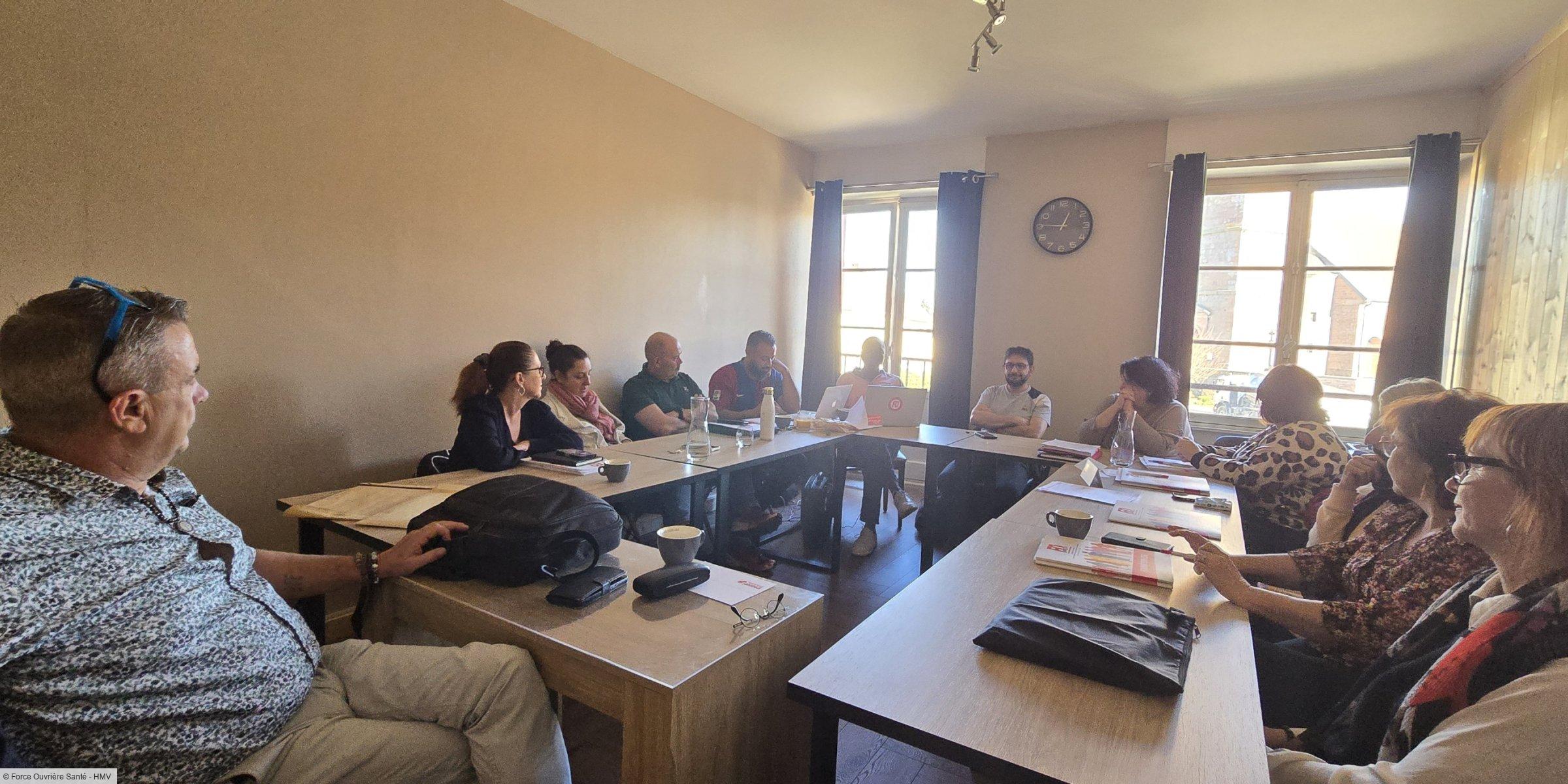 Formation syndicale CSE : FO Santé forme, fédère et fait grandir ses élus durant une formation à Corcieux !