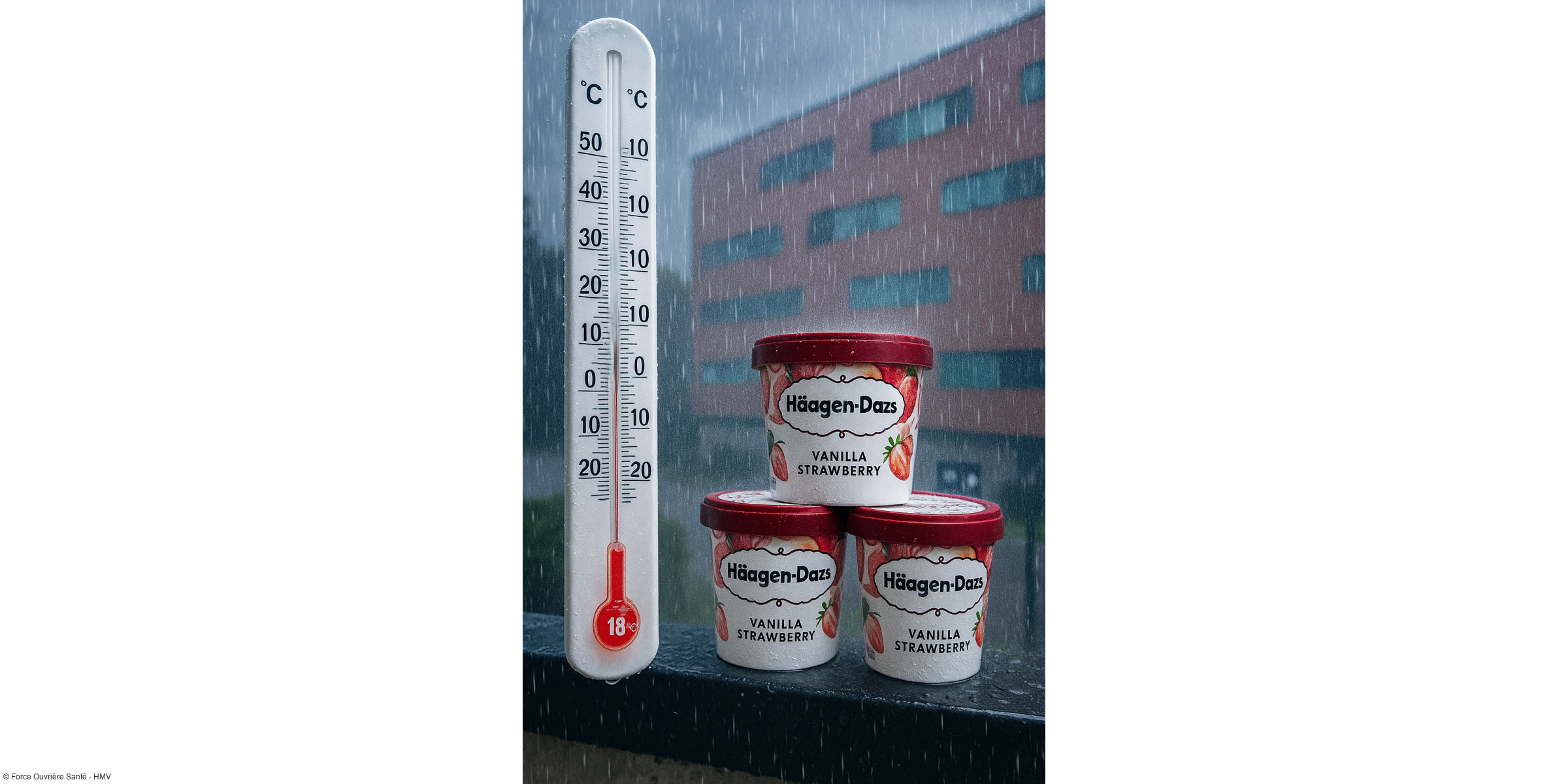 Des glaces pour tous aux HMV : promesse tenue… sous la pluie !