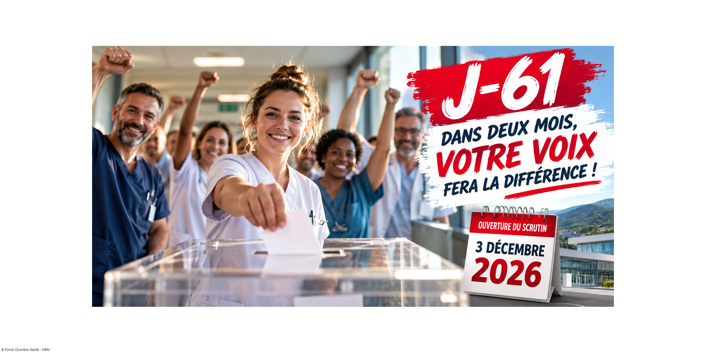 J-61 : dans deux mois, votre voix fera la différence !
