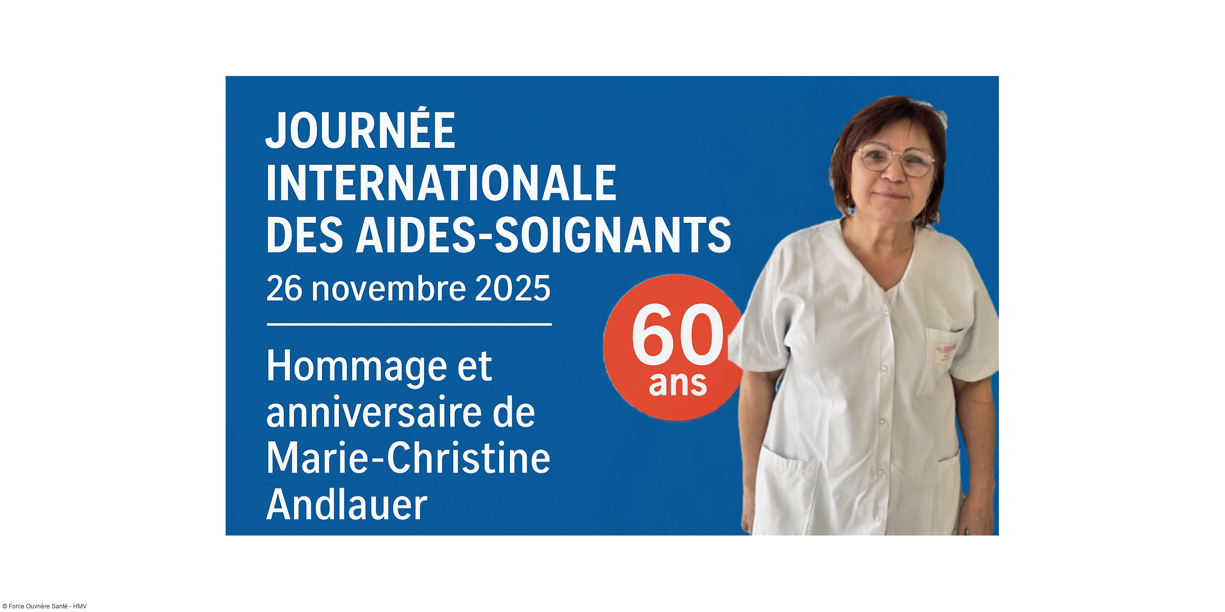 Journée Internationale des Aides-Soignants 2025 aux HMV : Hommage et Anniversaire de Marie-Christine Andlauer
