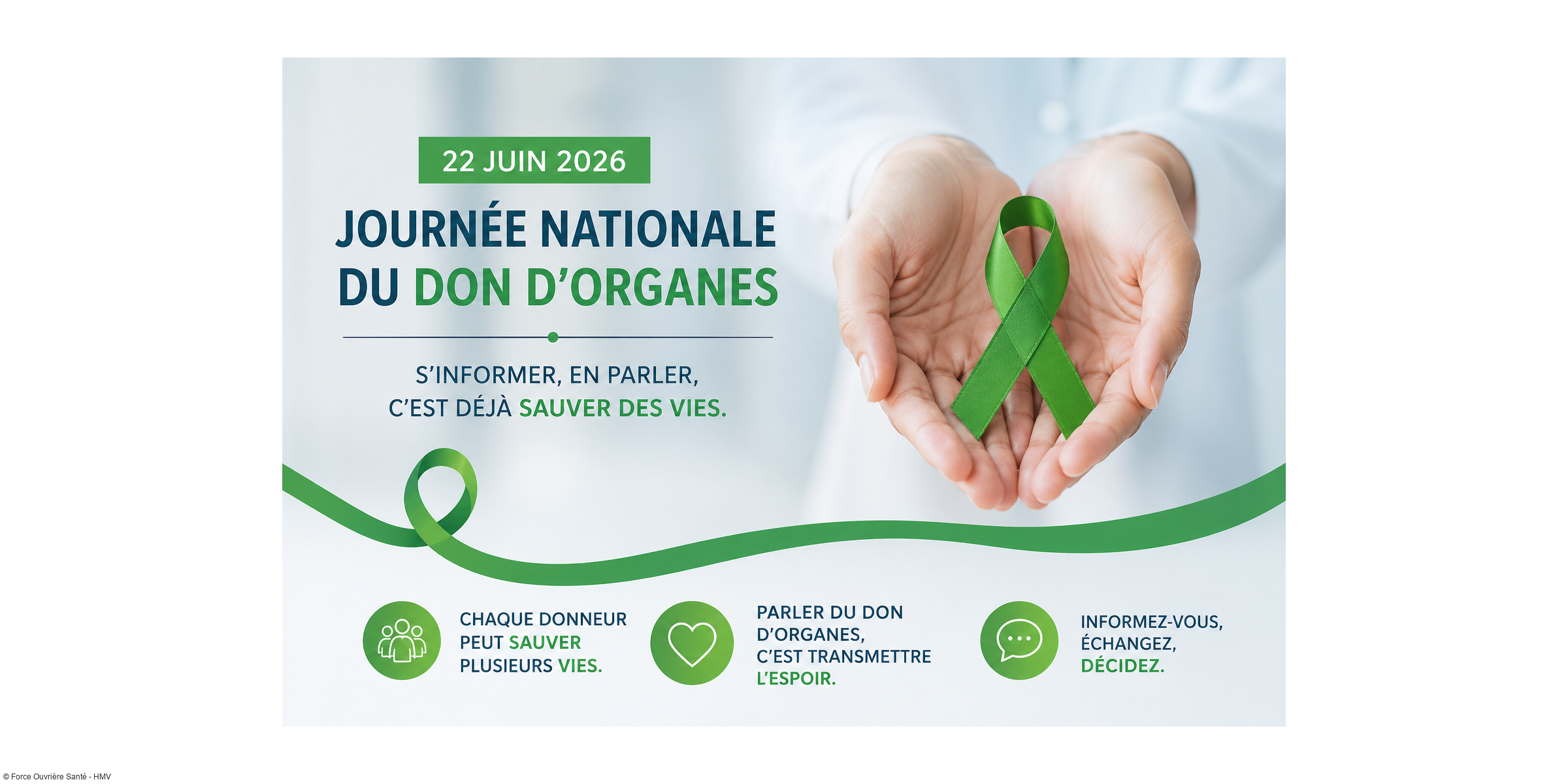 22 juin 2026 : une journée pour parler du don d'organes… et sauver des vies