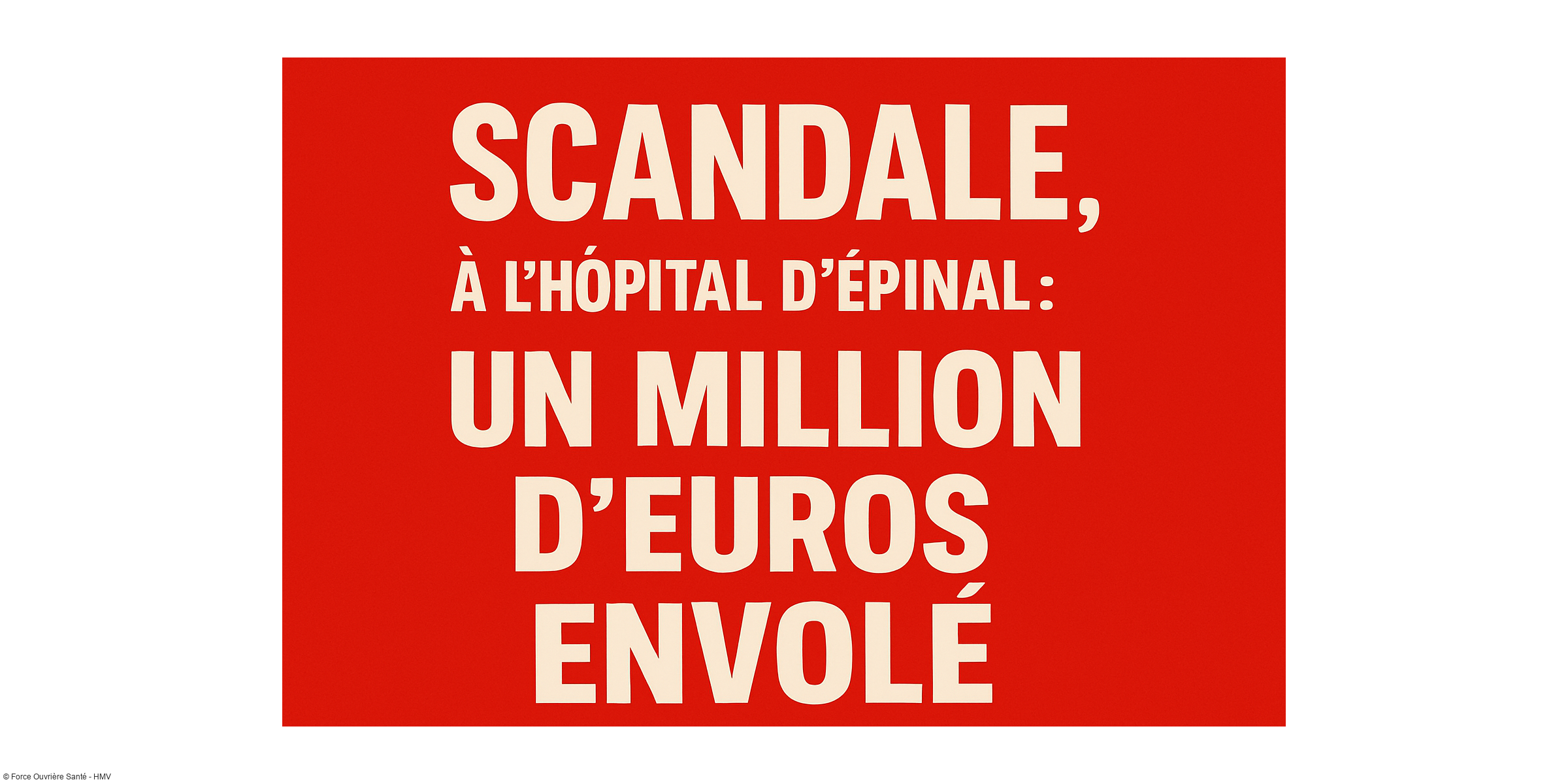ARTICLE VOSGES MATIN: Un million envolé, des soignants épuisés… et Monsieur Cheveau toujours aussi dédaigneux
