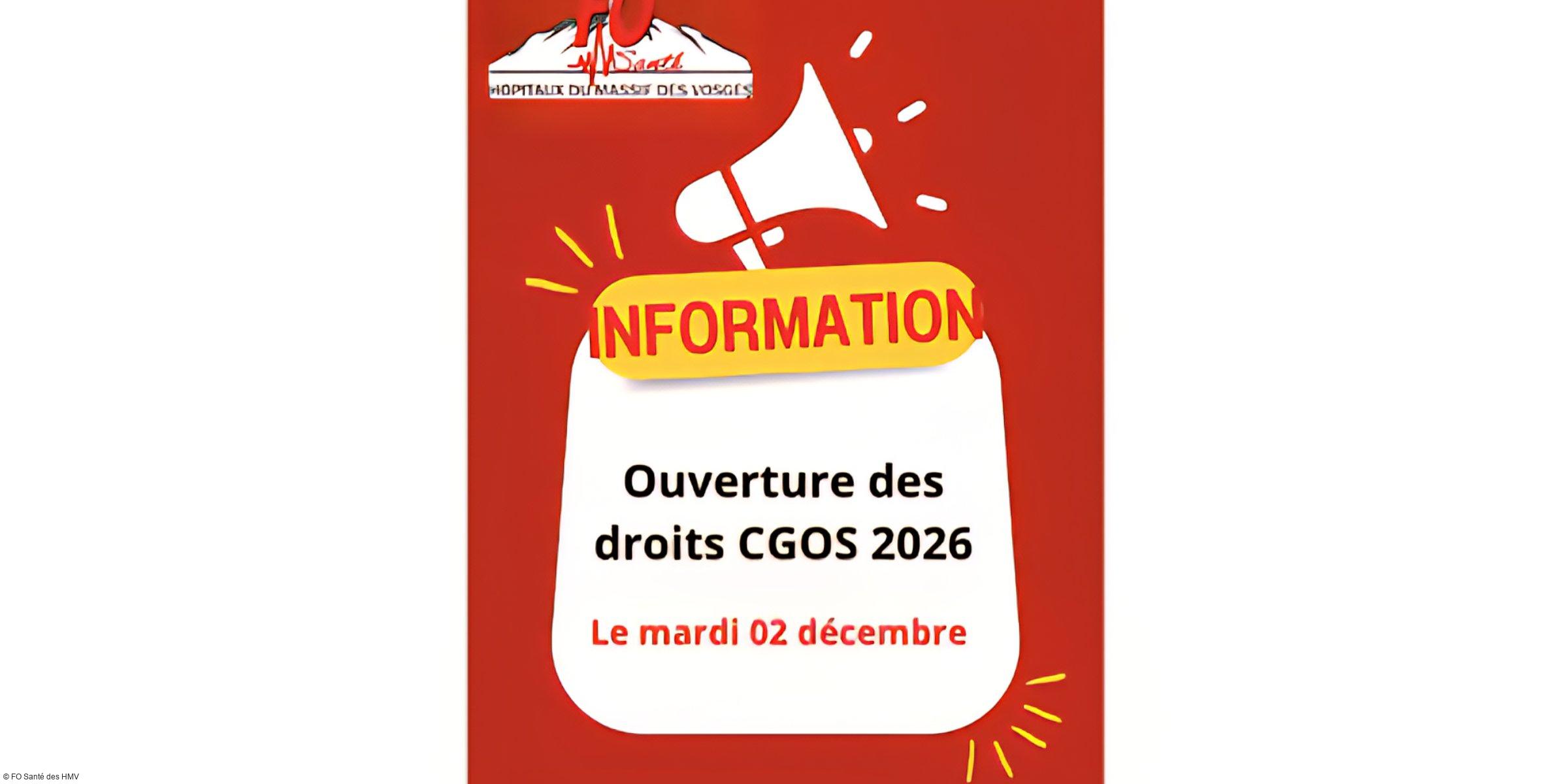 Mise à jour dossier CGOS 2026 : ne perdez pas vos droits, agissez dès aujourd'hui !