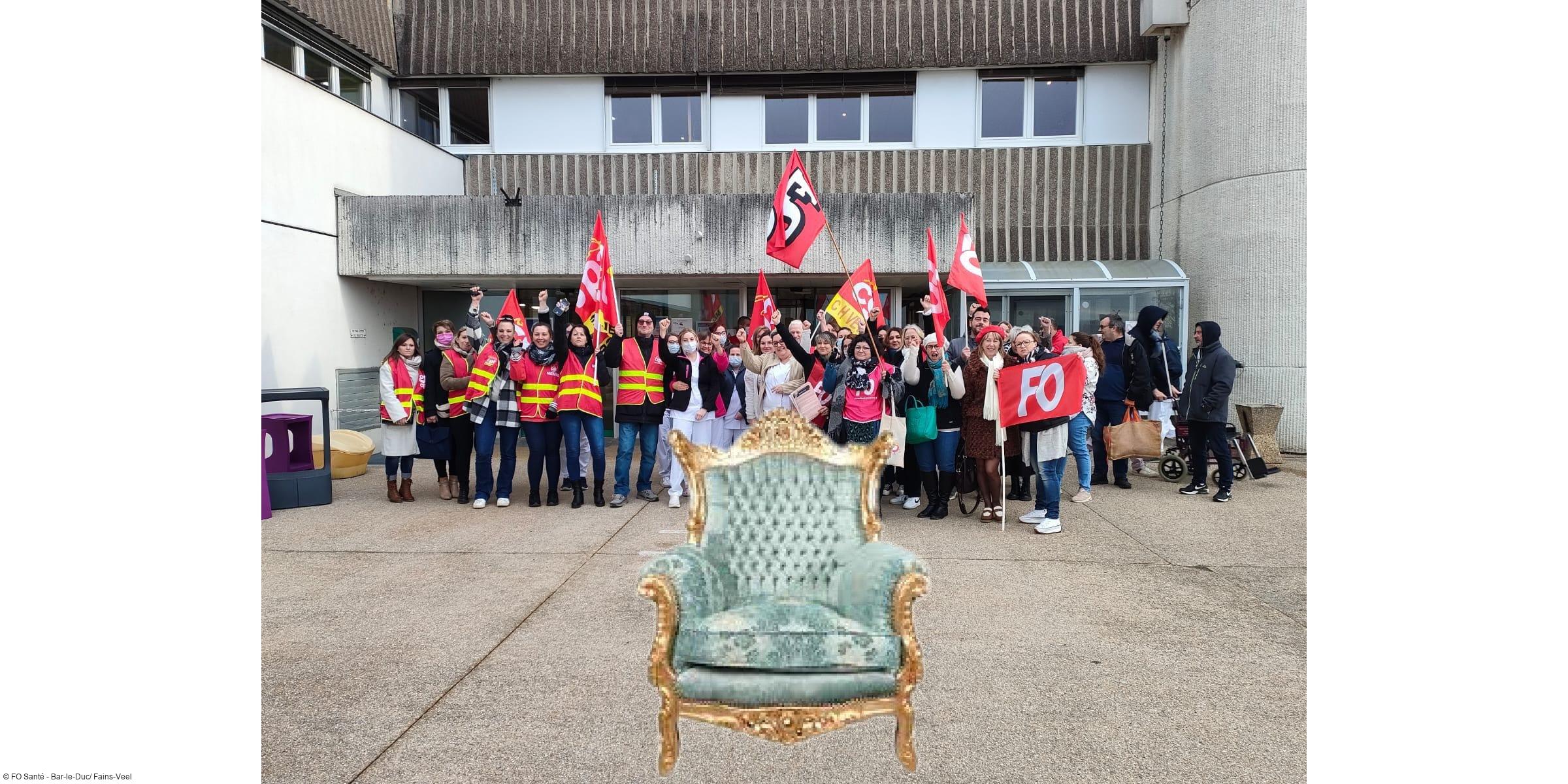Mobilisation du 24 janvier 2025 : Force Ouvrière se mobilise contre les projets de la direction du GHT Cœur Grand Est
