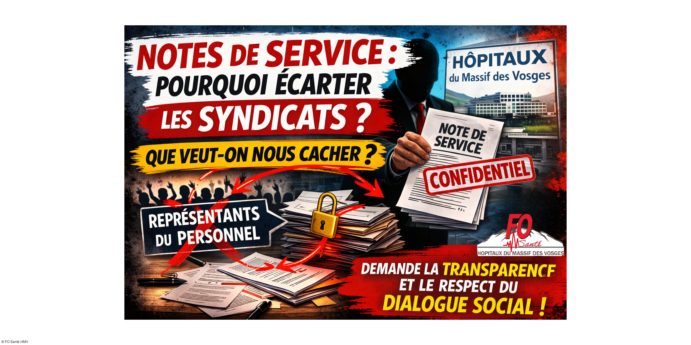 Notes de service aux Hôpitaux du Massif des Vosges : transparence à géométrie variable ?