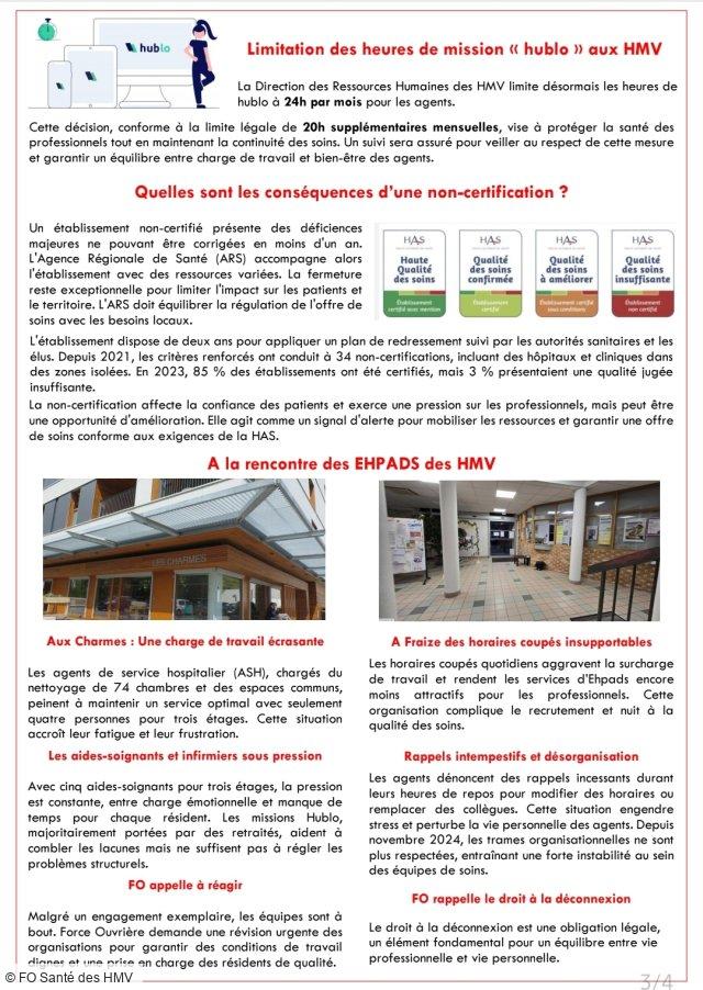 Le nouveau "Rendez-vous FO Santé HMV" trimestriel, ça commence maintenant !