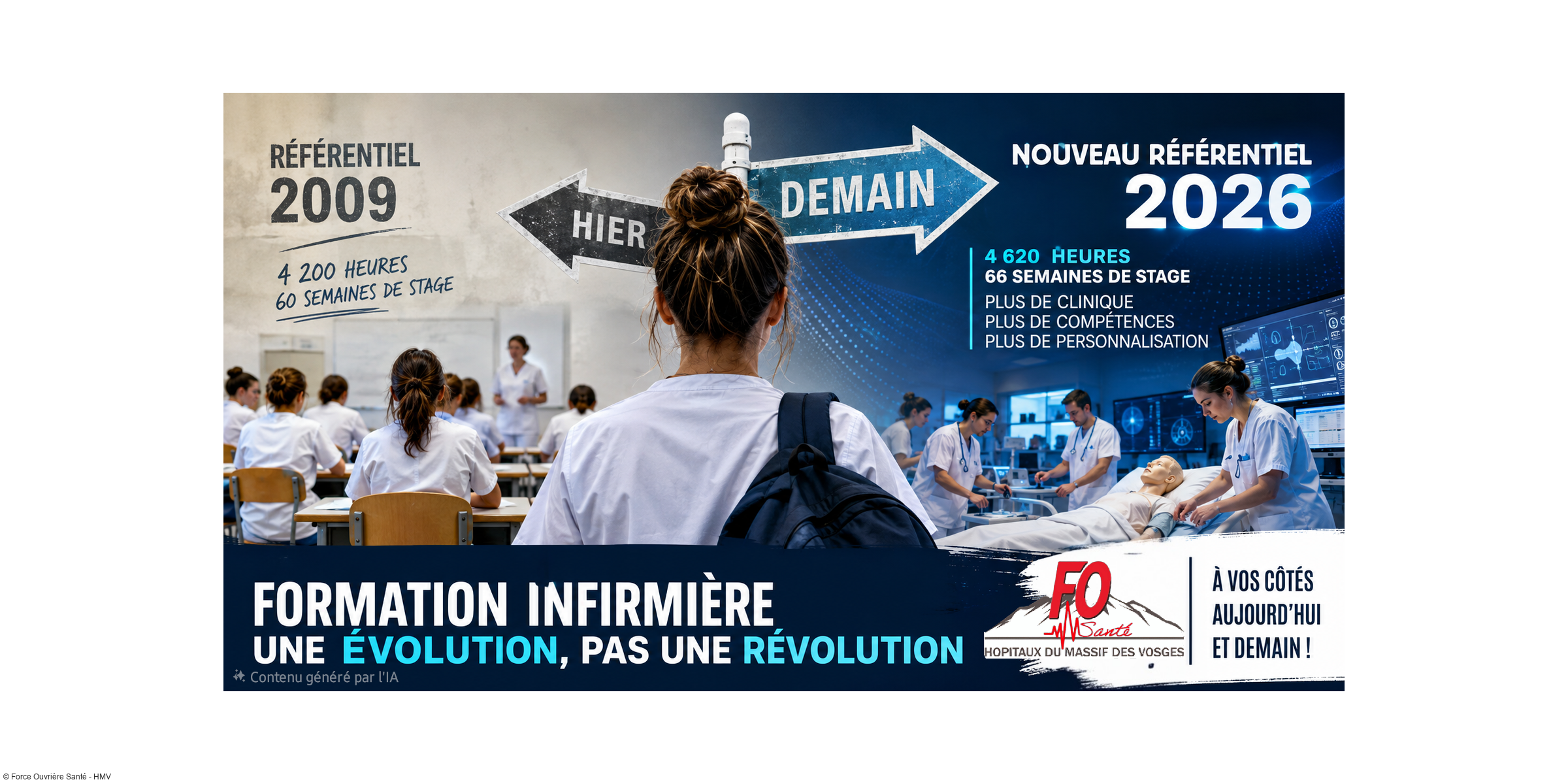 Nouveau référentiel infirmier 2026 : ce qui change à la rentrée en IFSI