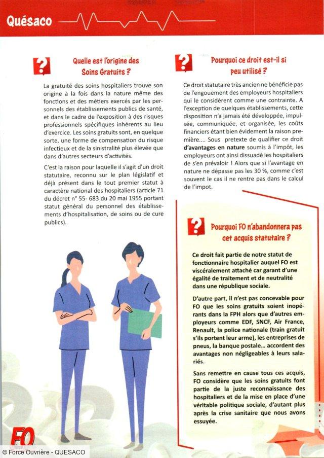 Pétition Nationale: Accès gratuits aux soins gratuits pour les agents de la fonction publique hospitalière