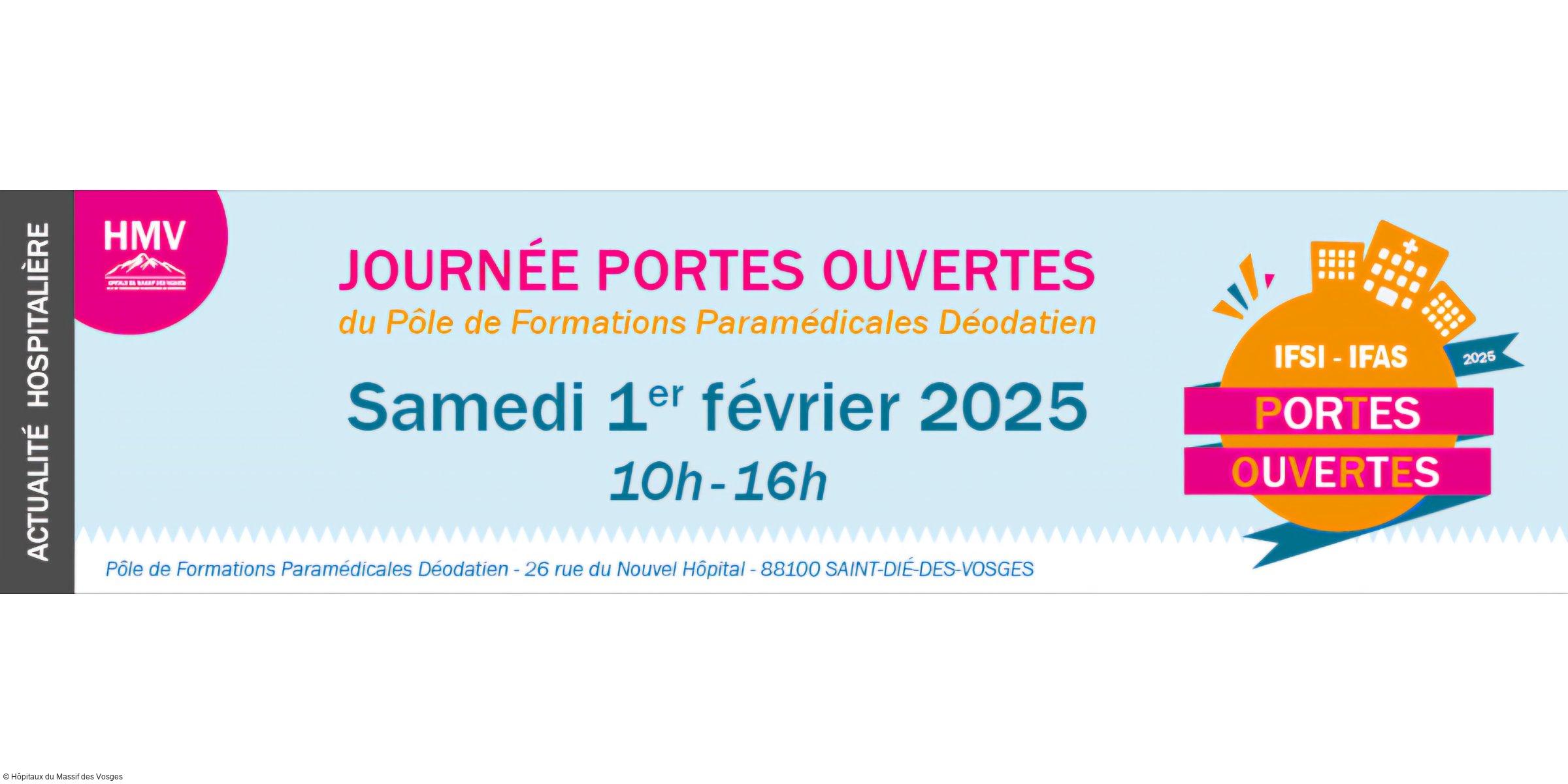1er février 2025, Portes Ouvertes de l'IFAS et de l'IFSI de Saint-Dié-des-Vosges : Une Journée à la Découverte des Métiers de la Santé